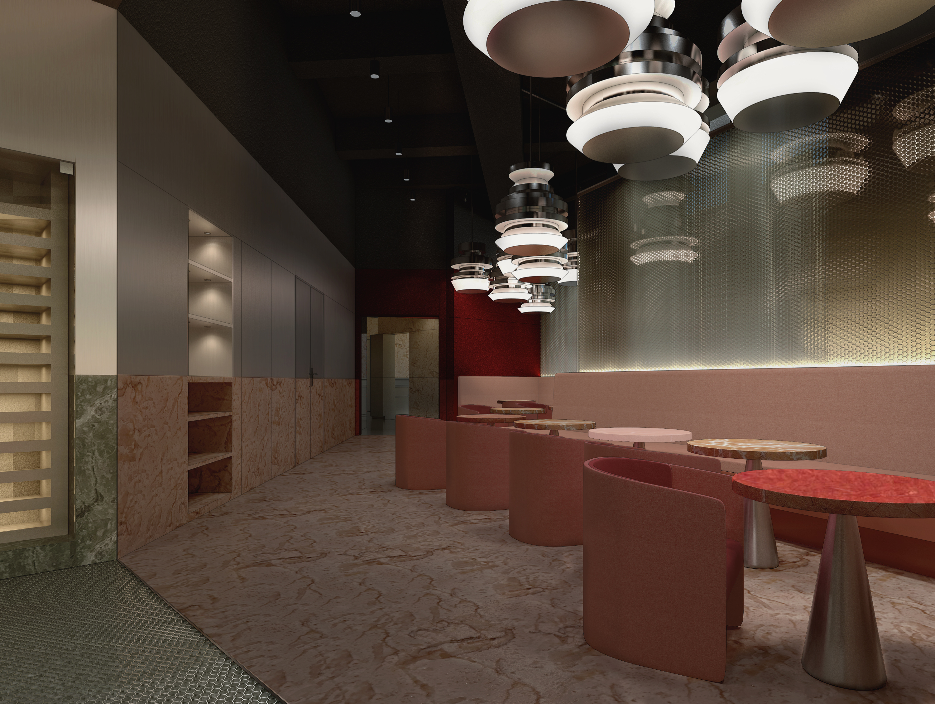 影院餐厅cad施工图下载【ID:648635707】