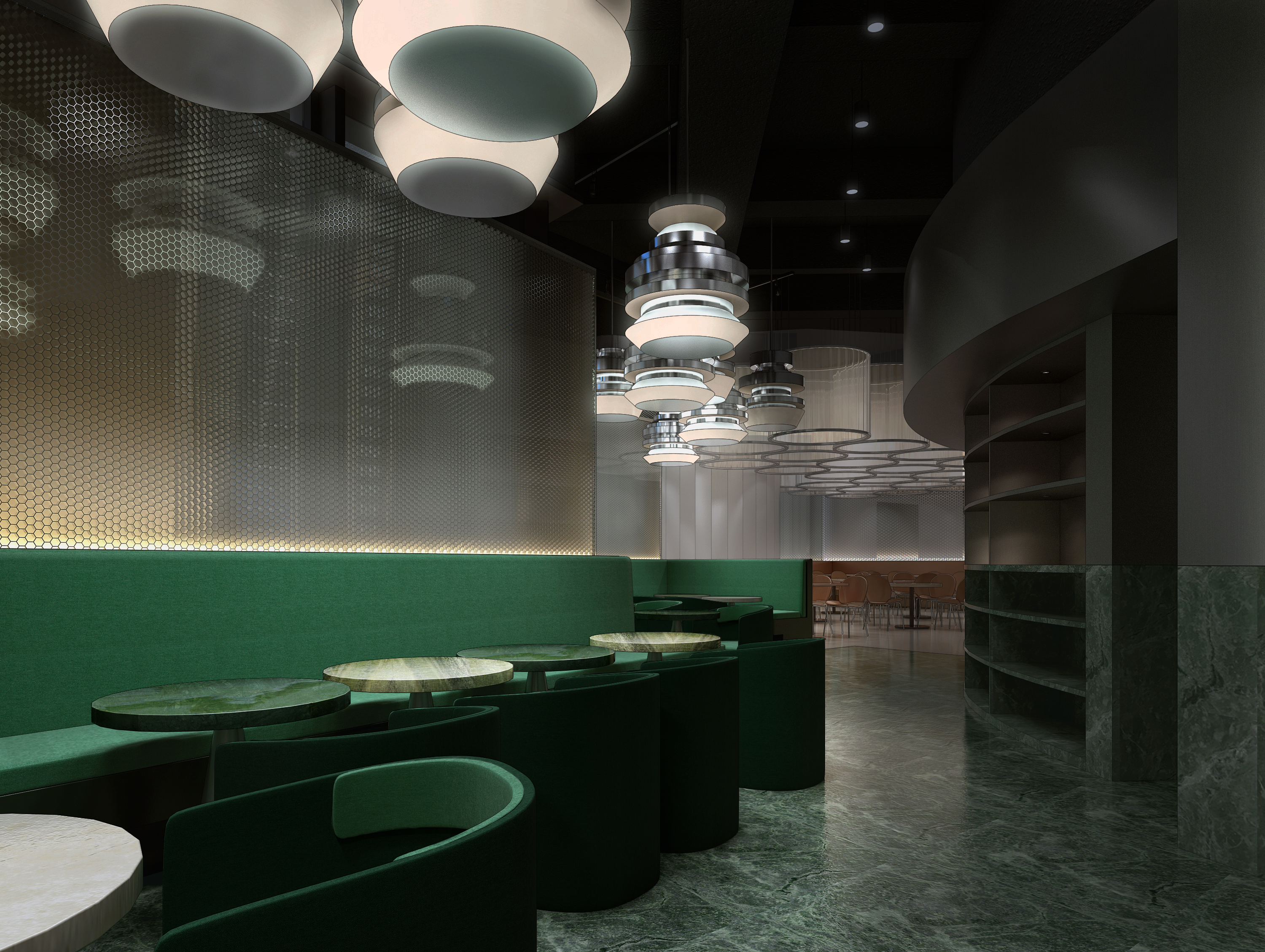 影院餐厅cad施工图下载【ID:648635707】