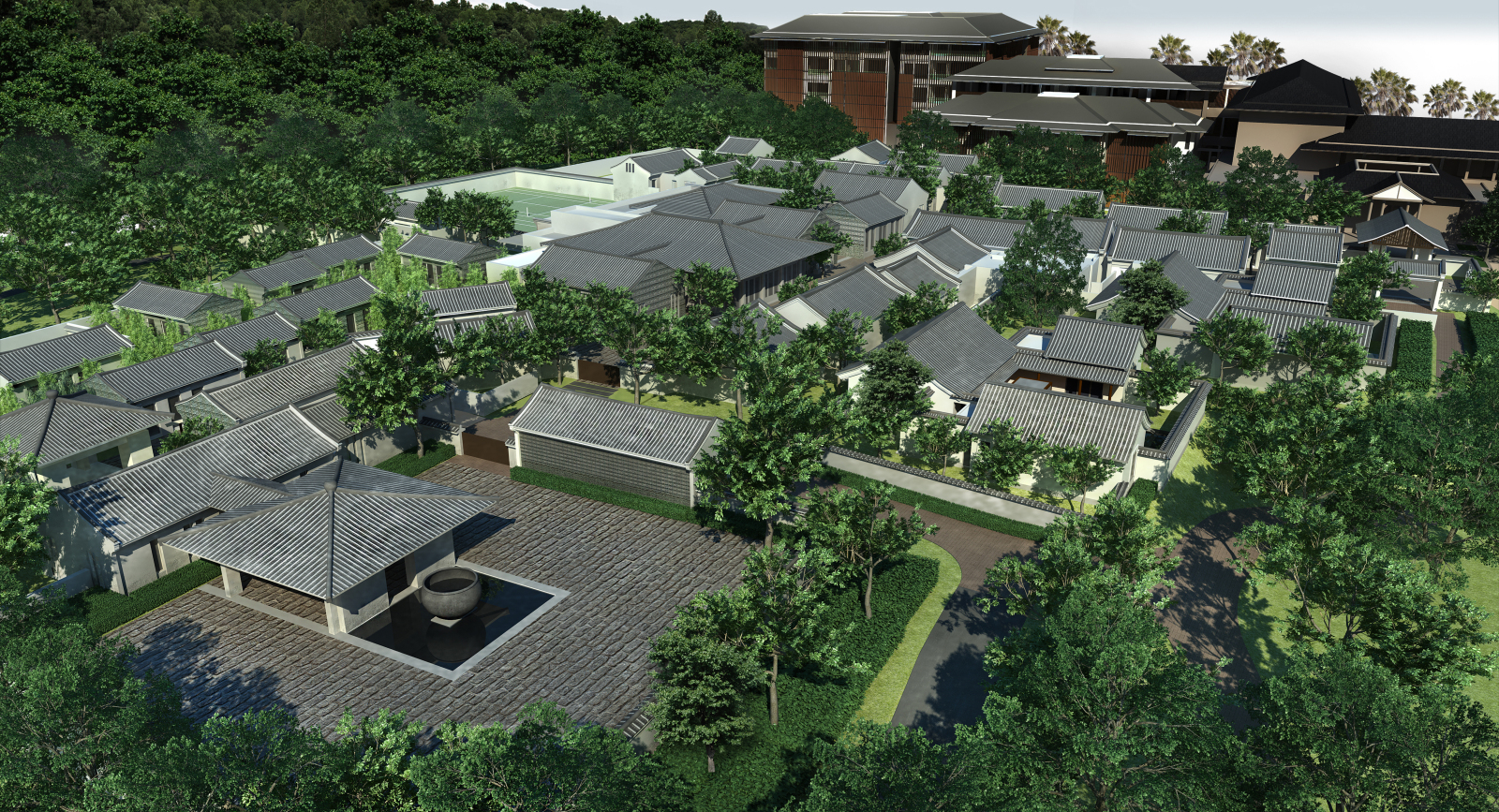 三亚太阳湾安达仕酒店丨效果图施工图下载