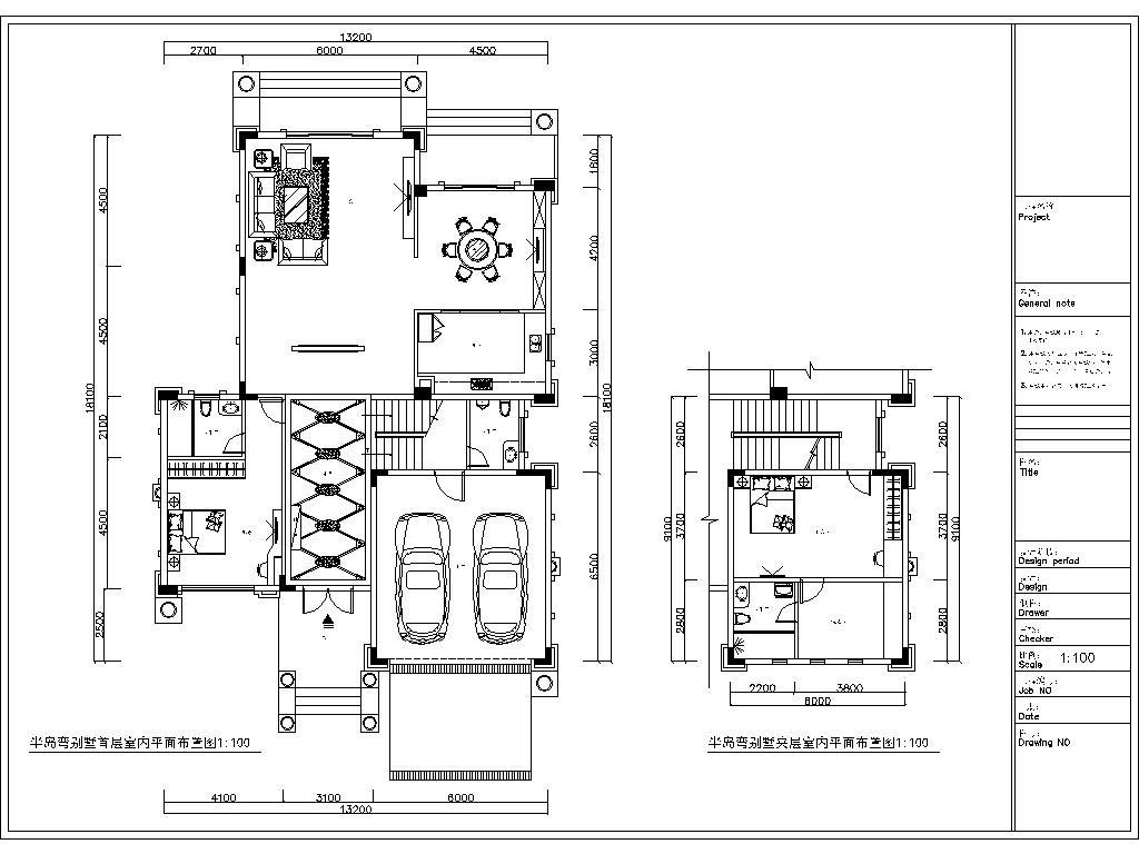 家装住宅室内装修CAD施工图cad施工图下载【ID:448893627】