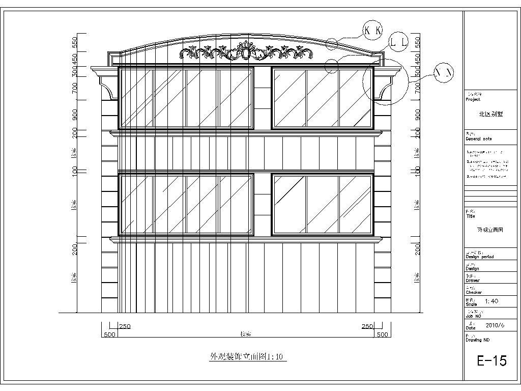 别墅大宅室外装修CAD施工图施工图下载【ID:548902463】