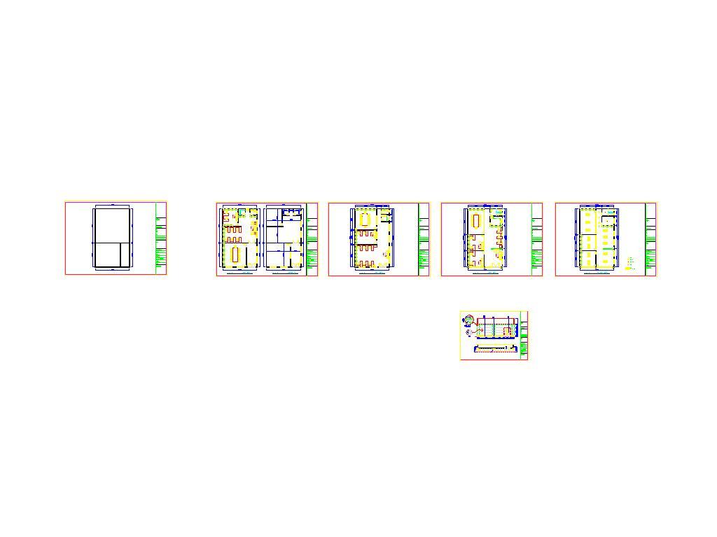 办公室室内装修CAD施工图施工图下载【ID:648902973】