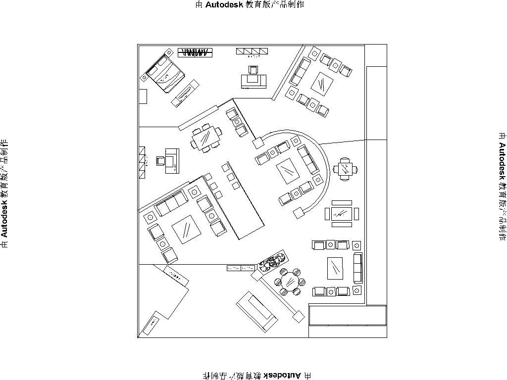 新中式红木家具专卖店CAD平面方案图集施工图下载【ID:449301660】