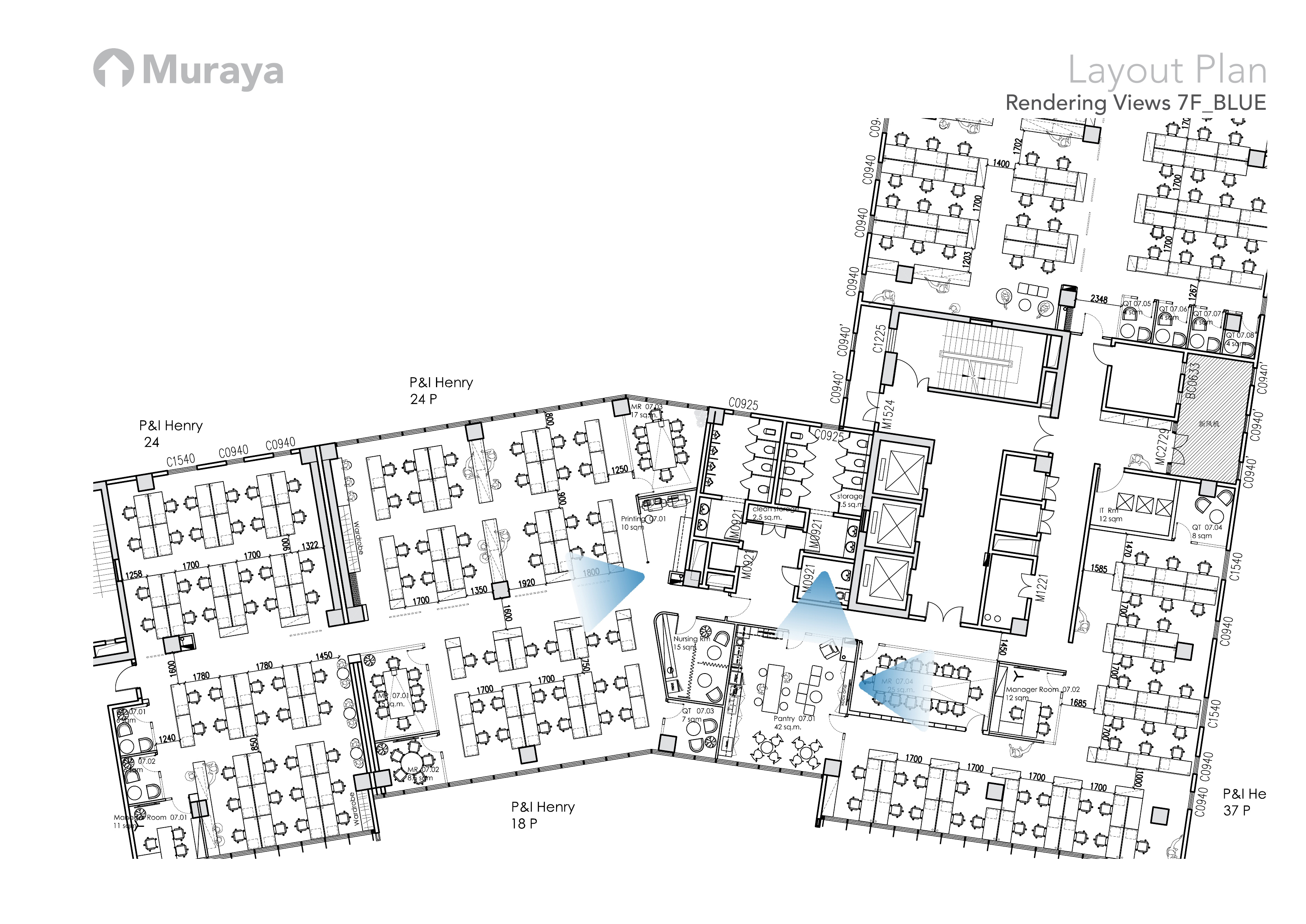 成都某办公室空间设计方案cad施工图下载【ID:949469272】