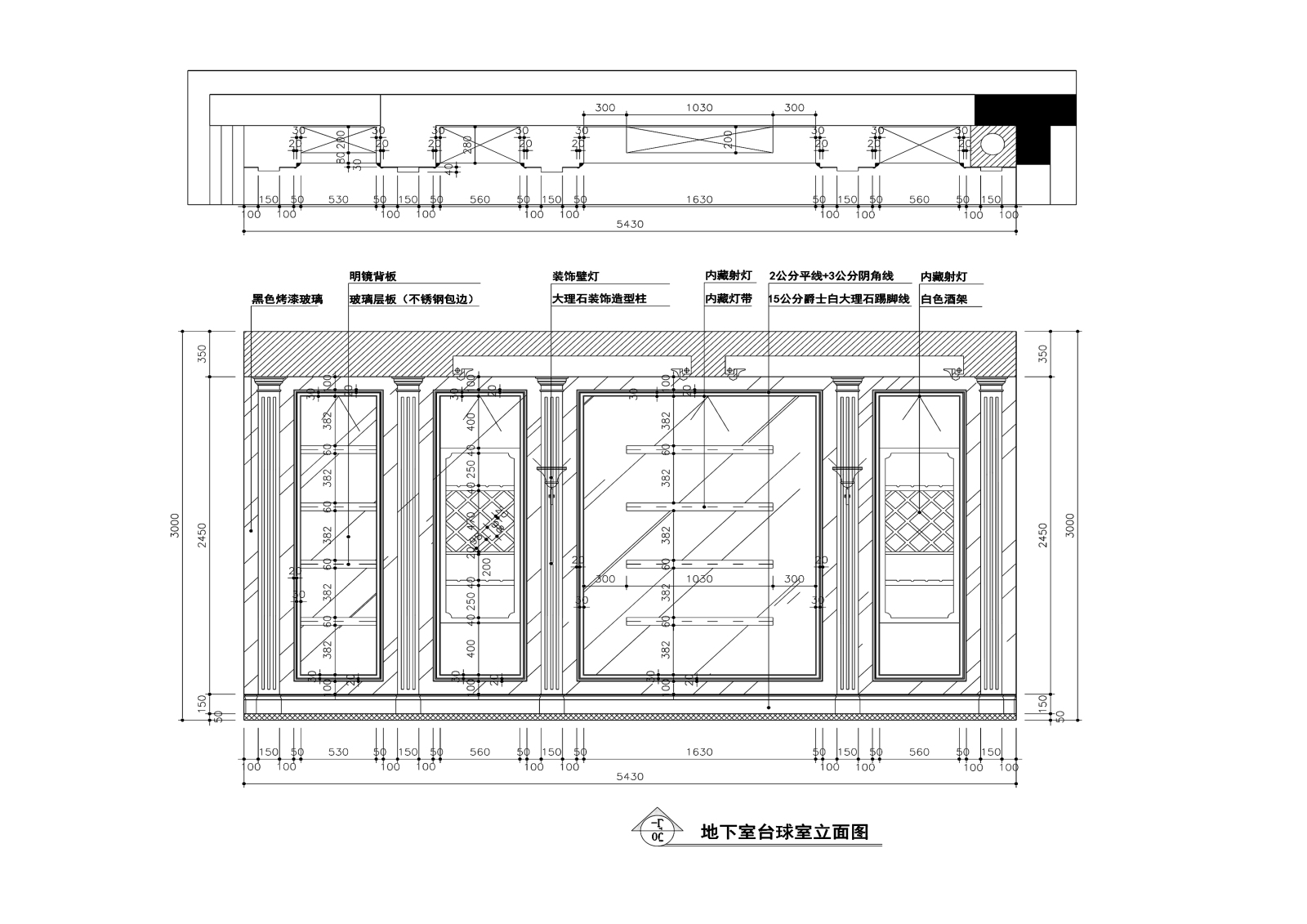 欧式别墅cad施工图下载【ID:549496452】