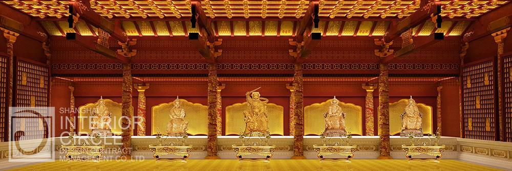 中式苏州观音园cad施工图下载【ID:750084157】
