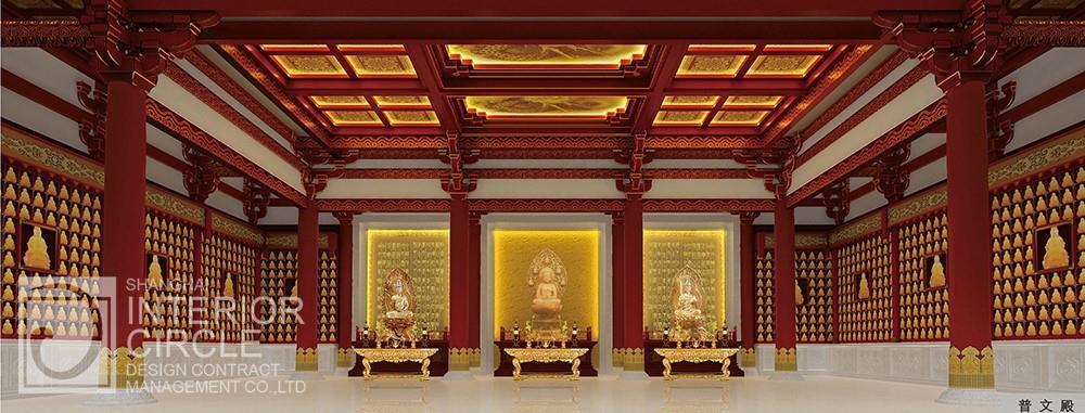 中式苏州观音园cad施工图下载【ID:750084157】