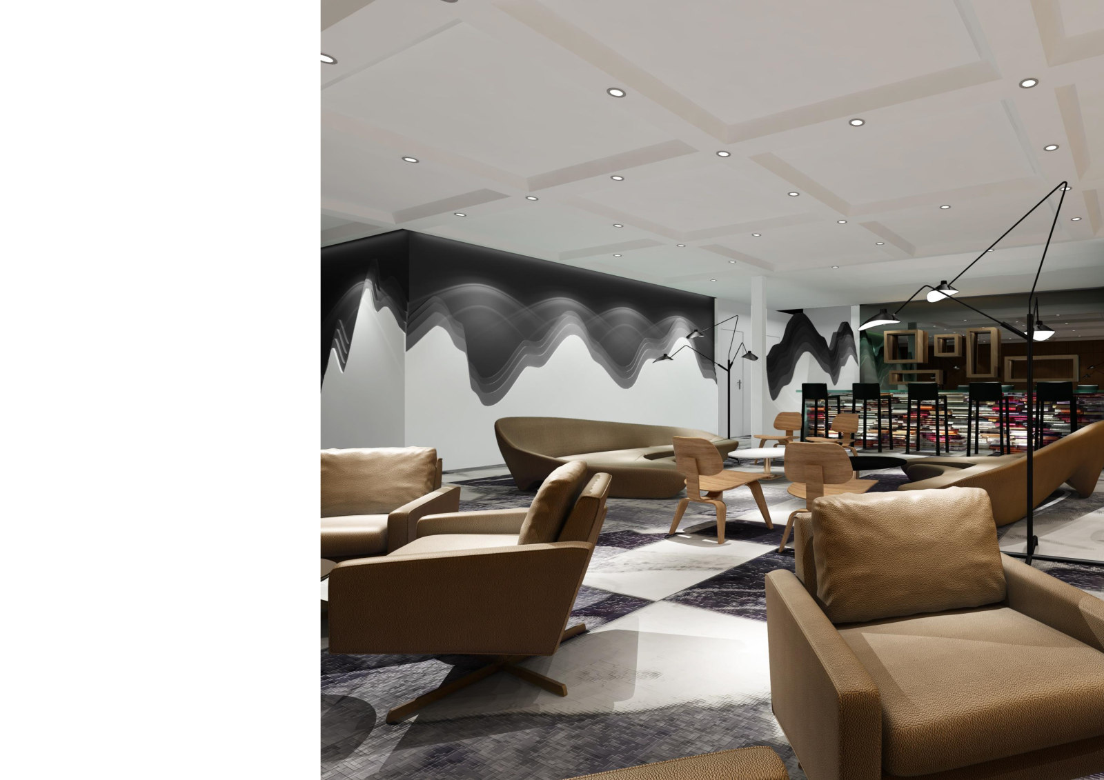 BONA博纳国际影城台州店设计方案cad施工图下载【ID:450099597】