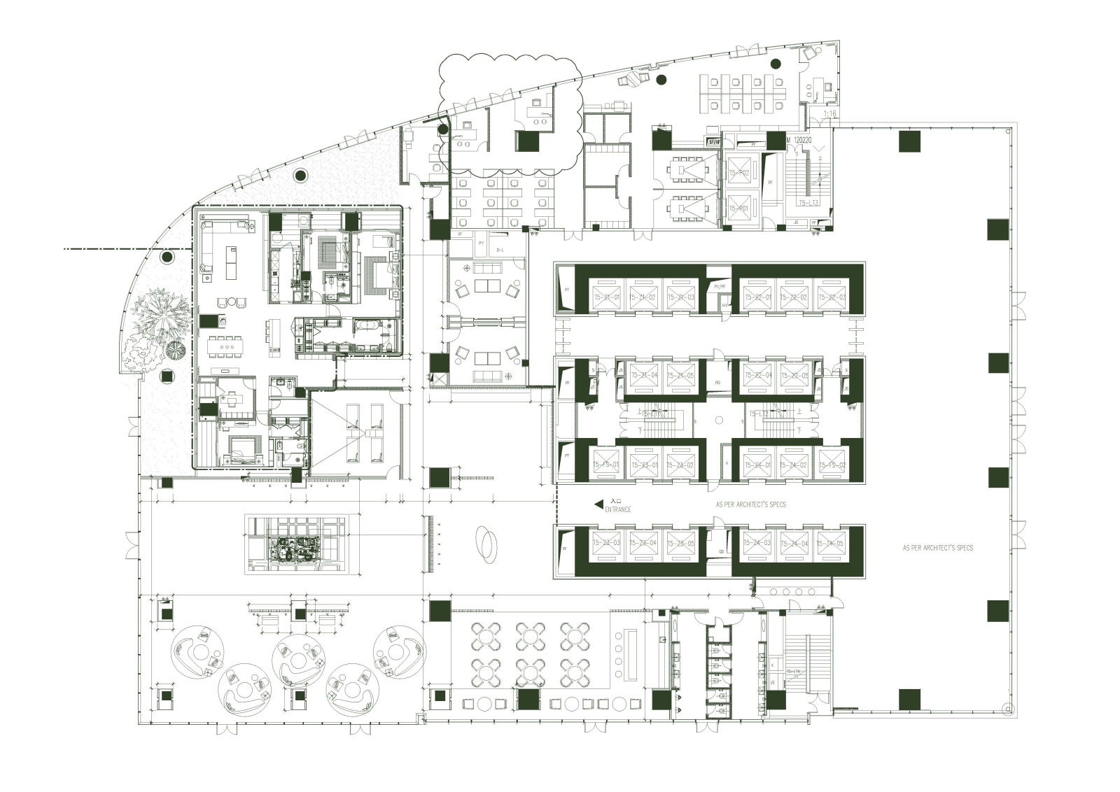 SCDA售楼处＋公寓＋销售中心＋展示中心＋样板间CADcad施工图下载【ID:650302627】