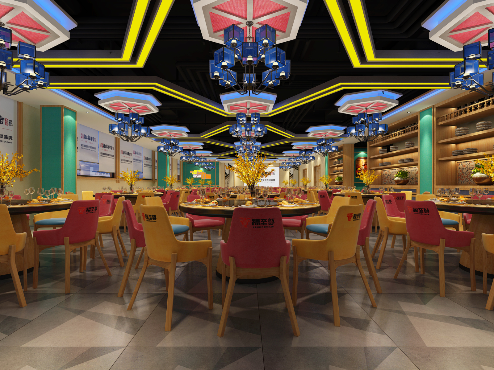 现代主题餐厅cad施工图下载【ID:650361781】
