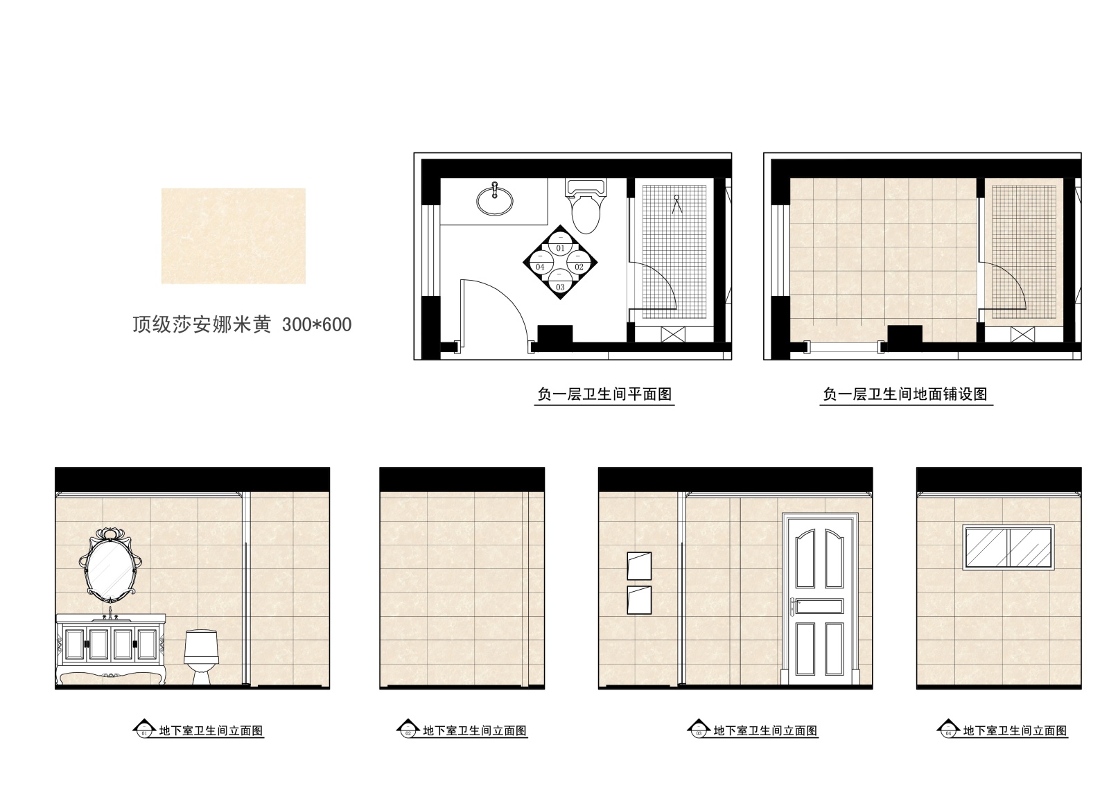 镇江380平联排别墅装修设计cad施工图下载【ID:550364459】