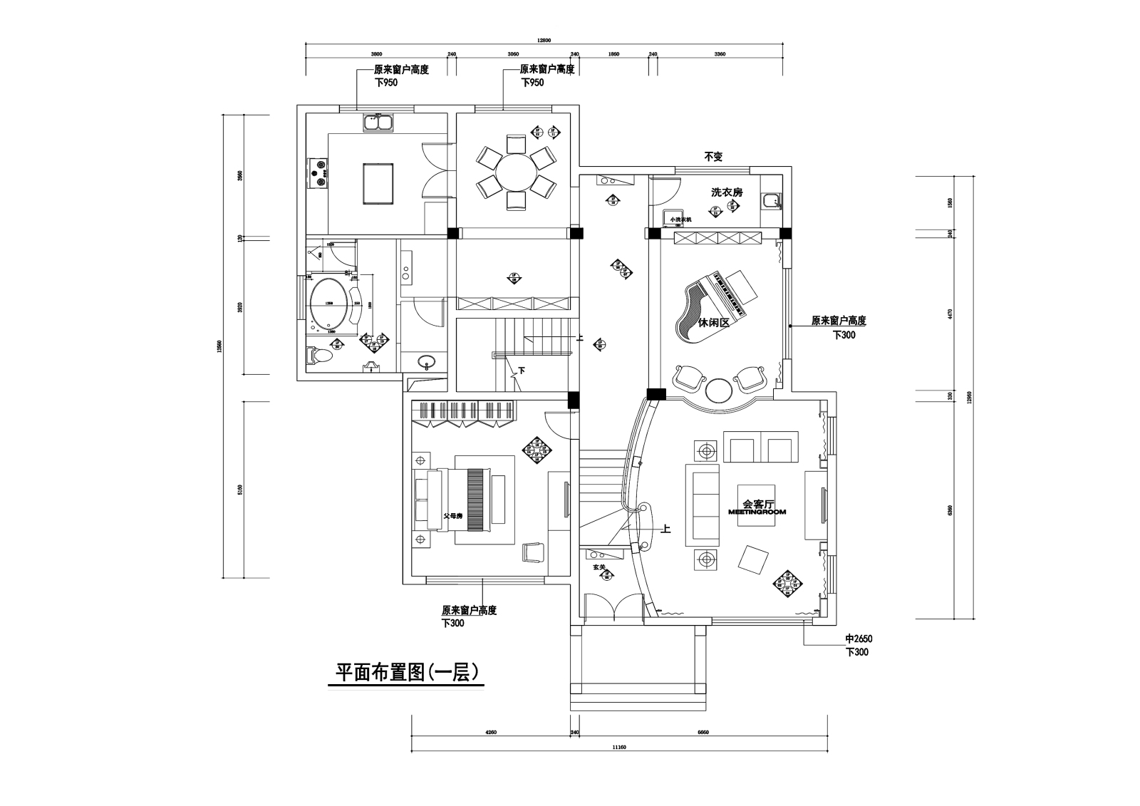 信步华庭臻园500平美式古典风格别墅cad施工图下载【ID:550364497】