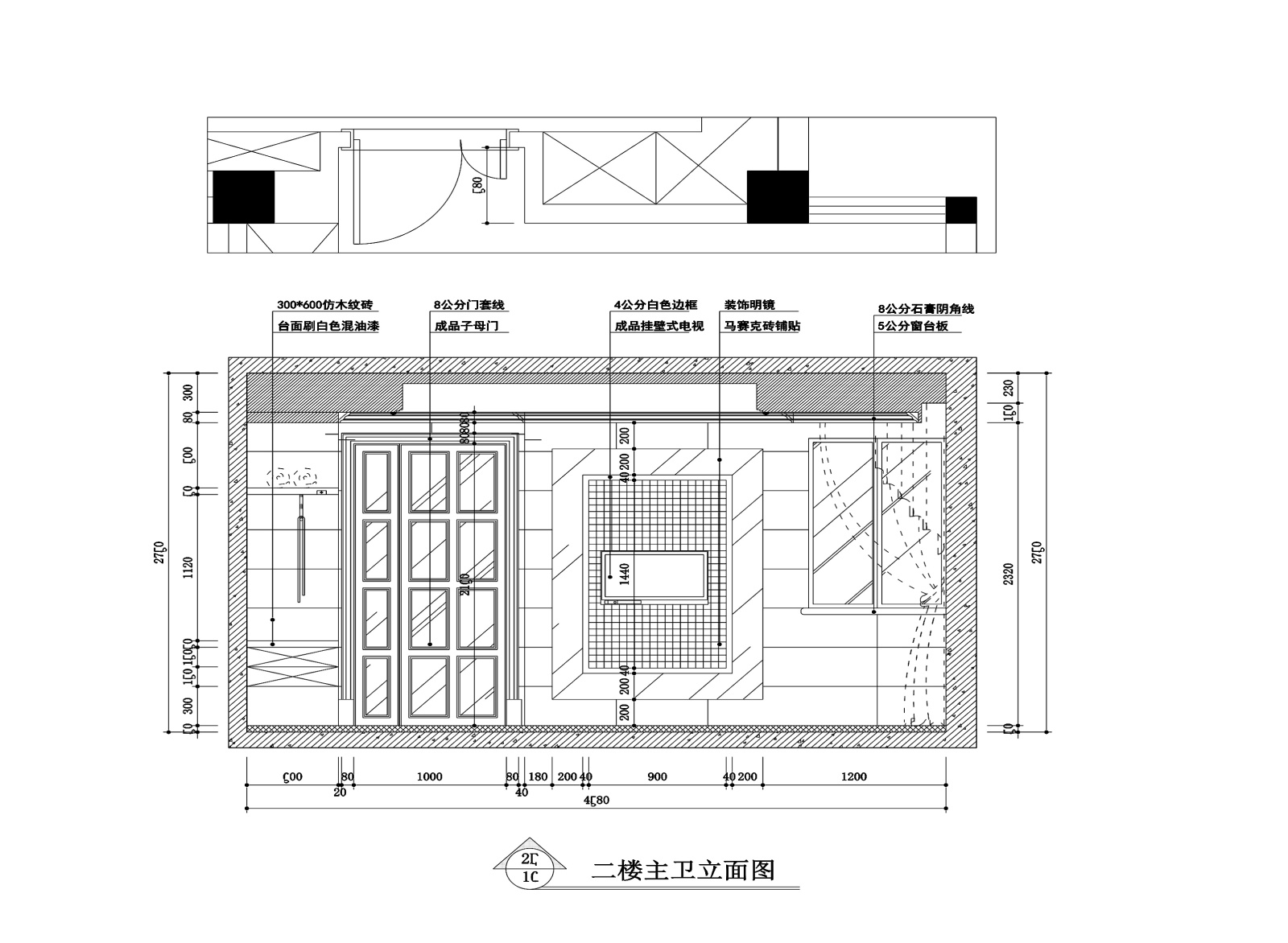 260平新古典风格联体别墅装修设计cad施工图下载【ID:550365469】