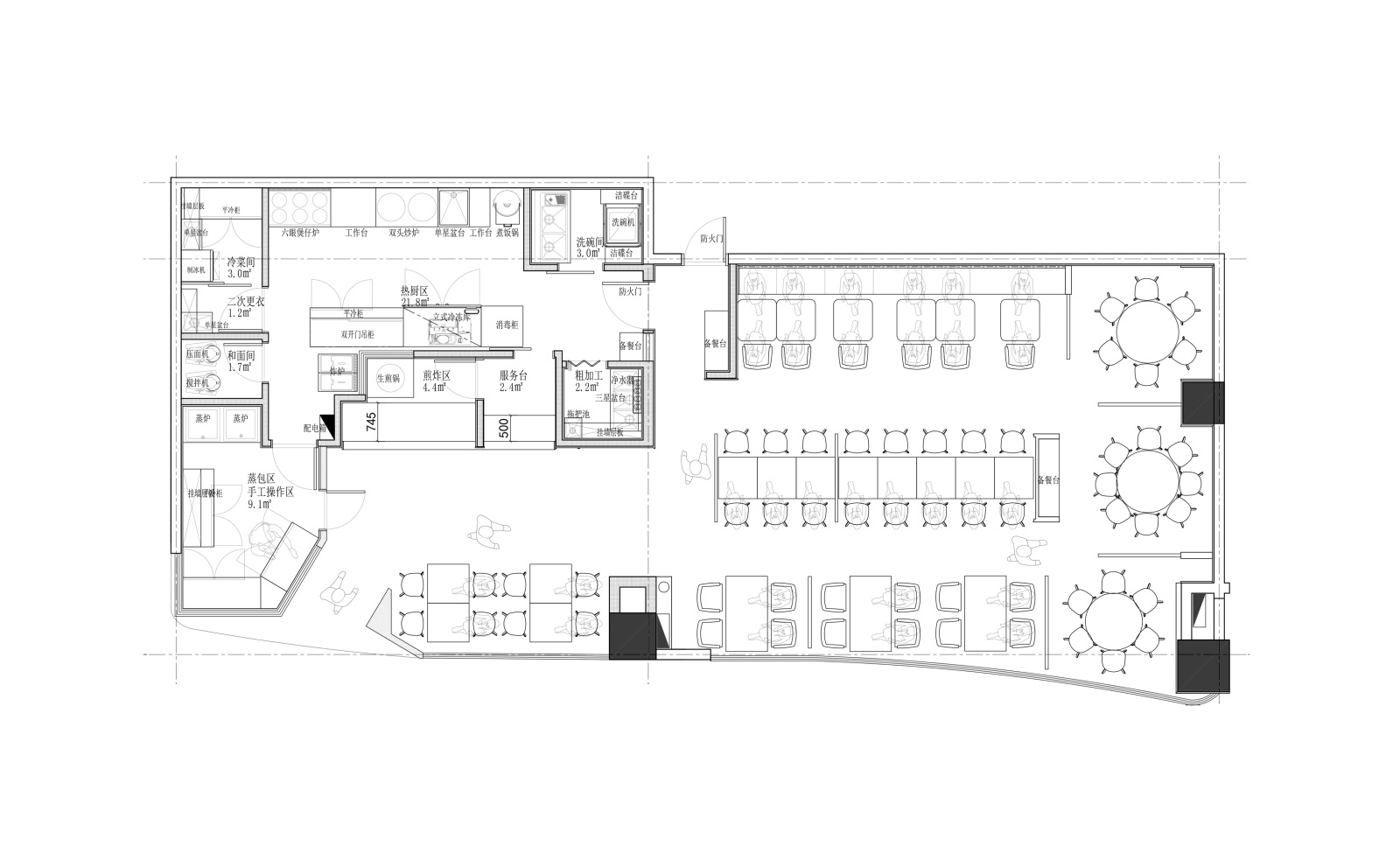 AFSO傅厚民-30套餐饮设计案例合集cad施工图下载【ID:650593742】