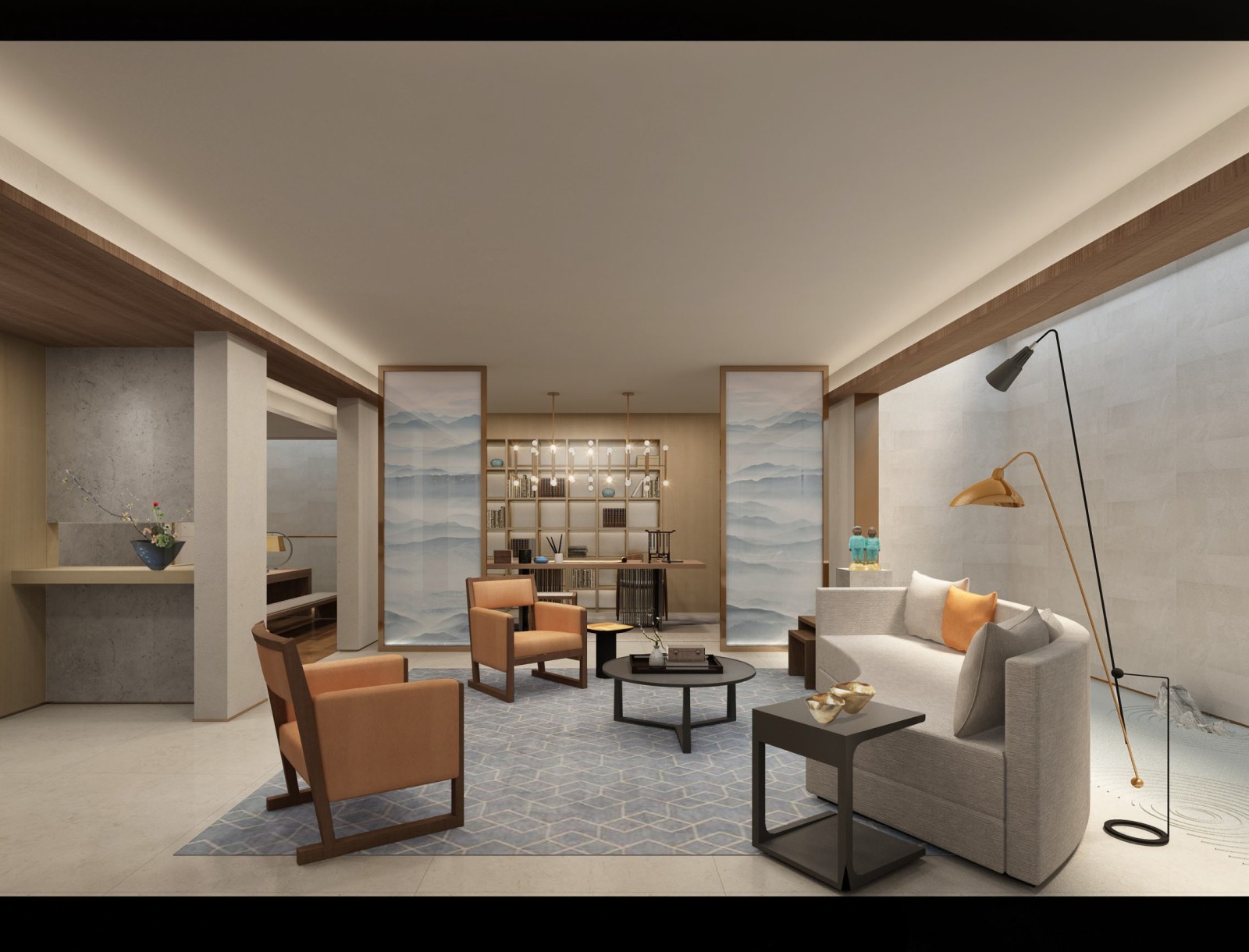 HSD琚宾-别墅样板间丨彩平彩立施工图下载【ID:550648445】