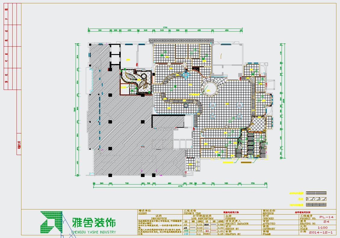 TQ慢摇吧全套施工图效果图cad施工图下载【ID:751012420】