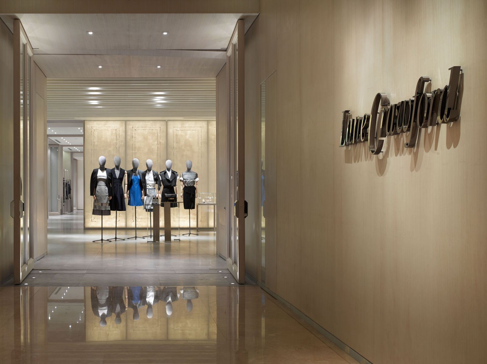 yabu北京lanecrawford连卡佛装修竣工图纸官方摄影施工图下载【id