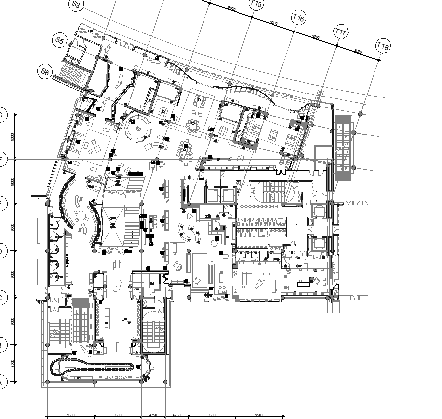 Yabu北京LaneCrawford连卡佛装修竣工图纸官方摄影cad施工图下载【ID:751118083】