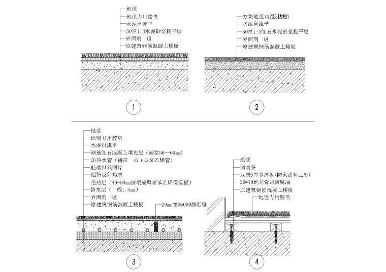 室内通用节点cad施工图下载【ID:351132613】