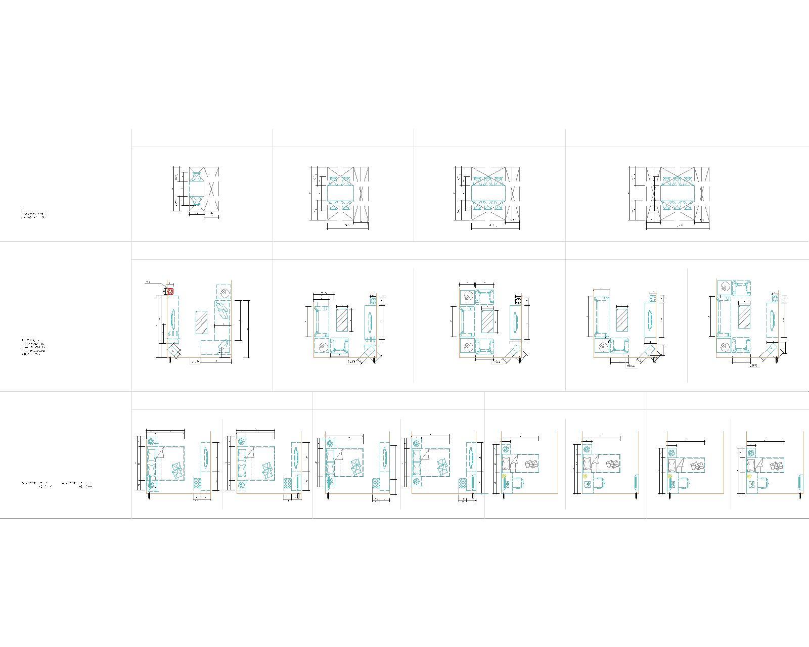 万科平面家具图库施工图下载【ID:251136165】