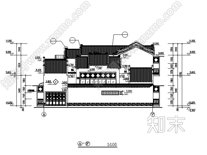 别墅设计方案平面立面剖面建筑施工图B型施工图下载【ID:951234879】