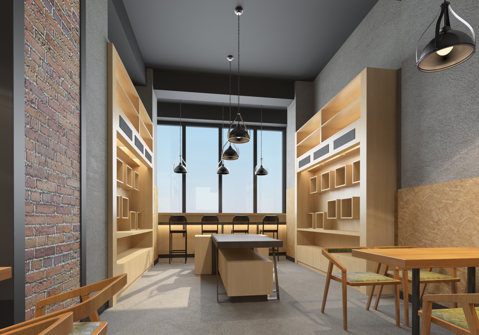 北方图书城奥莱店丨效果图cad施工图下载【ID:751346122】