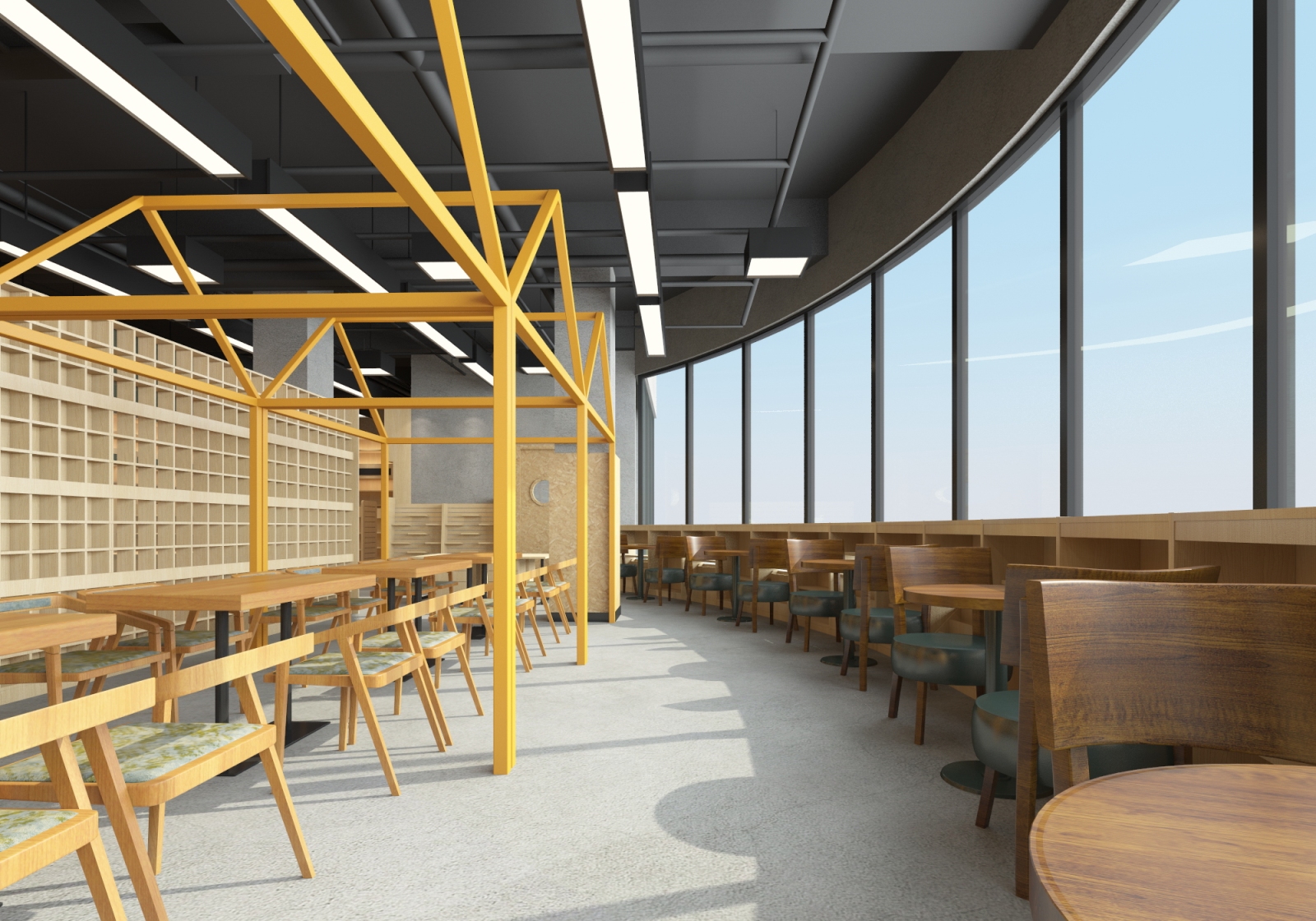北方图书城奥莱店丨效果图cad施工图下载【ID:751346122】