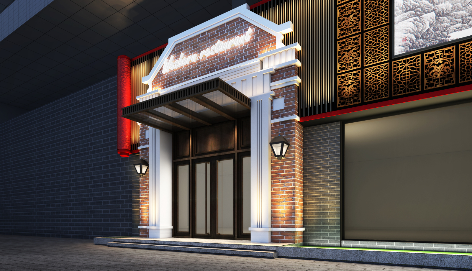新中式会所cad施工图下载【ID:751358328】