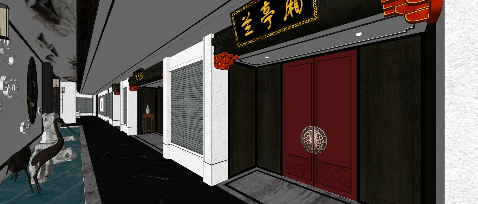 新中式会所cad施工图下载【ID:751358328】
