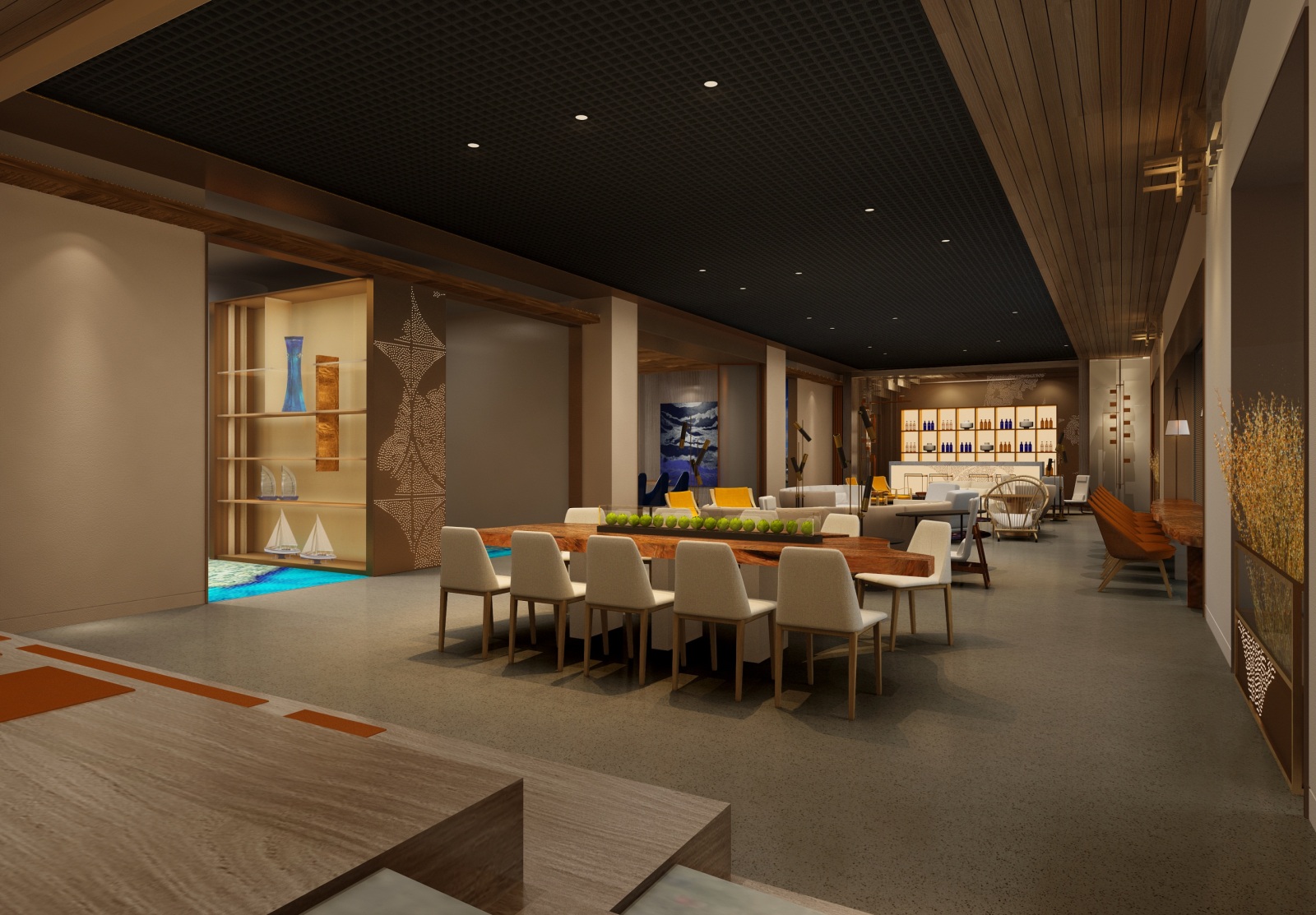 HSD琚宾-深圳中国杯帆船会所cad施工图下载【ID:751373367】