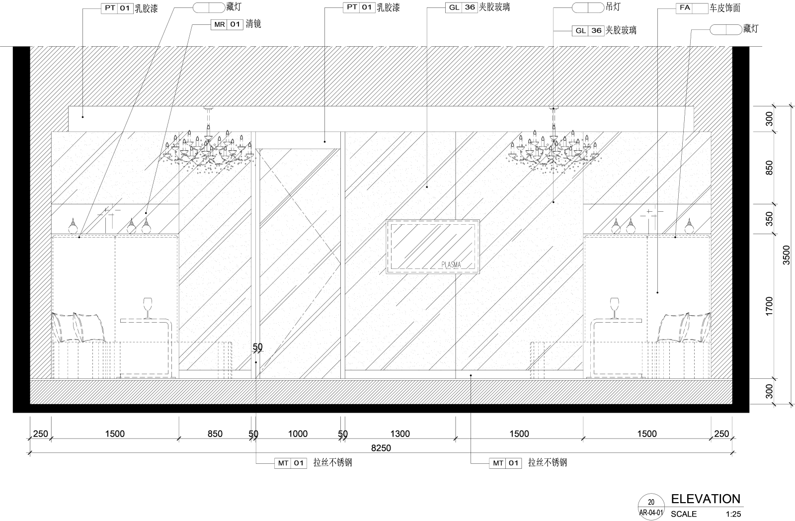 LTW-SPA桑拿会所全套施工图cad施工图下载【ID:451764784】