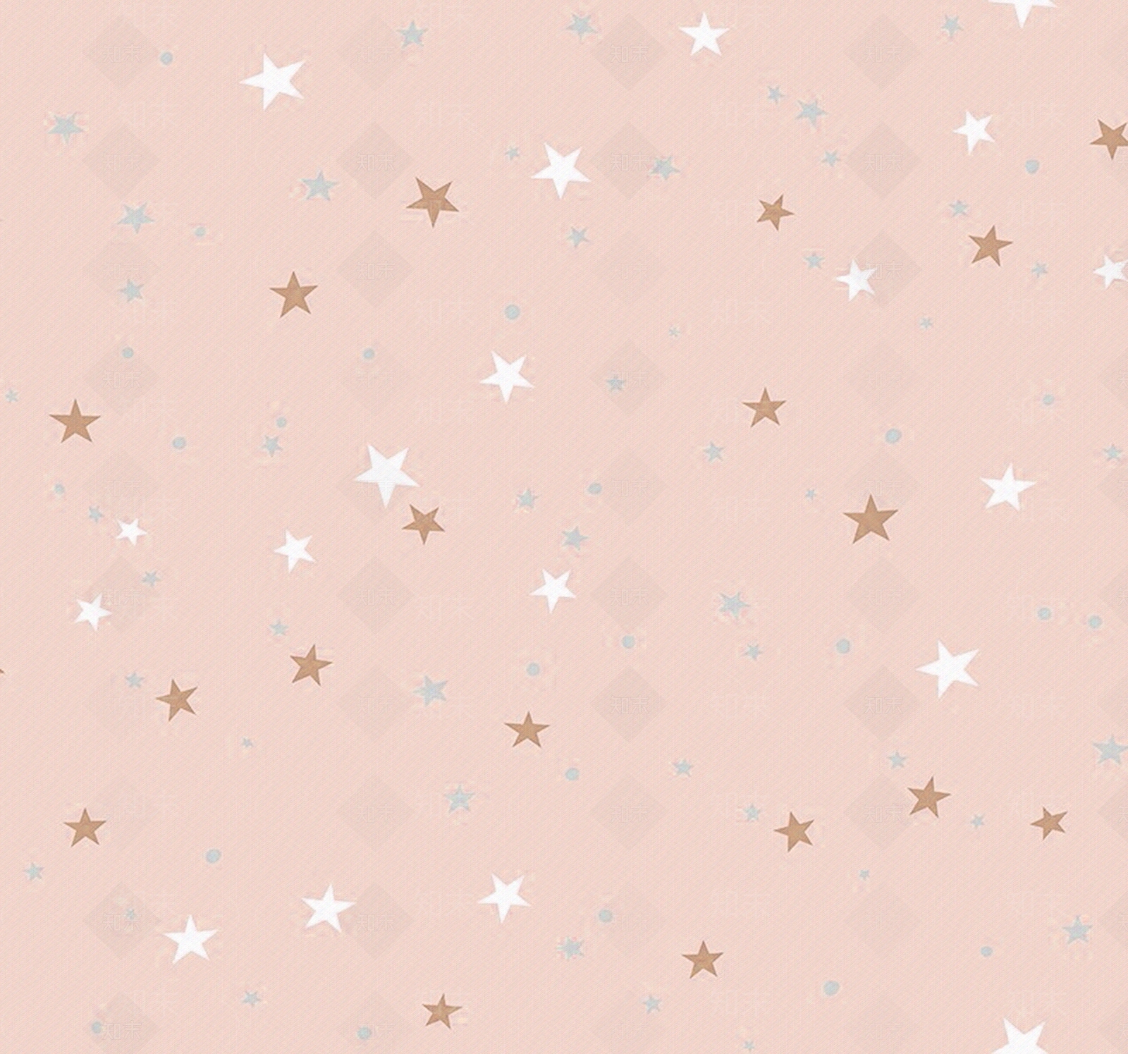 可爱星星粉色儿童壁纸贴图下载【ID:951984243】