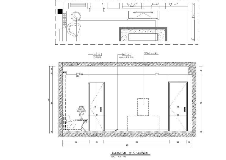 两套别墅CAD全套施工图cad施工图下载【ID:552133468】