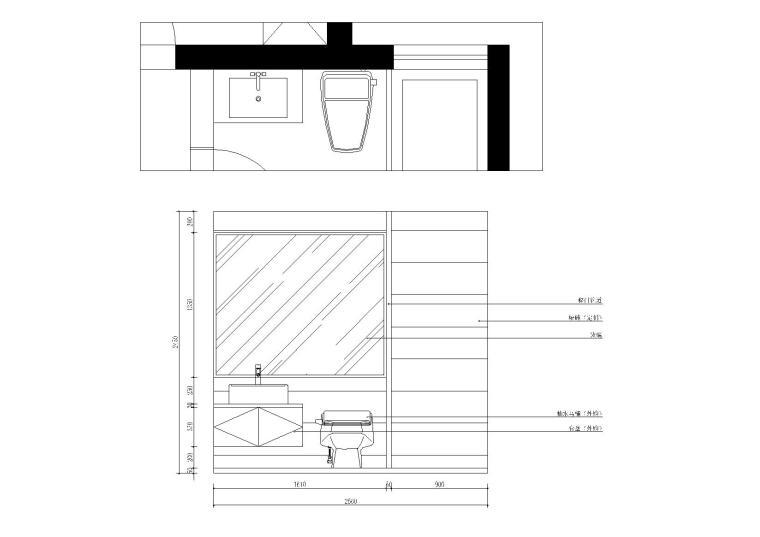 冷暖适中的小北欧住宅施工图cad施工图下载【ID:552143530】