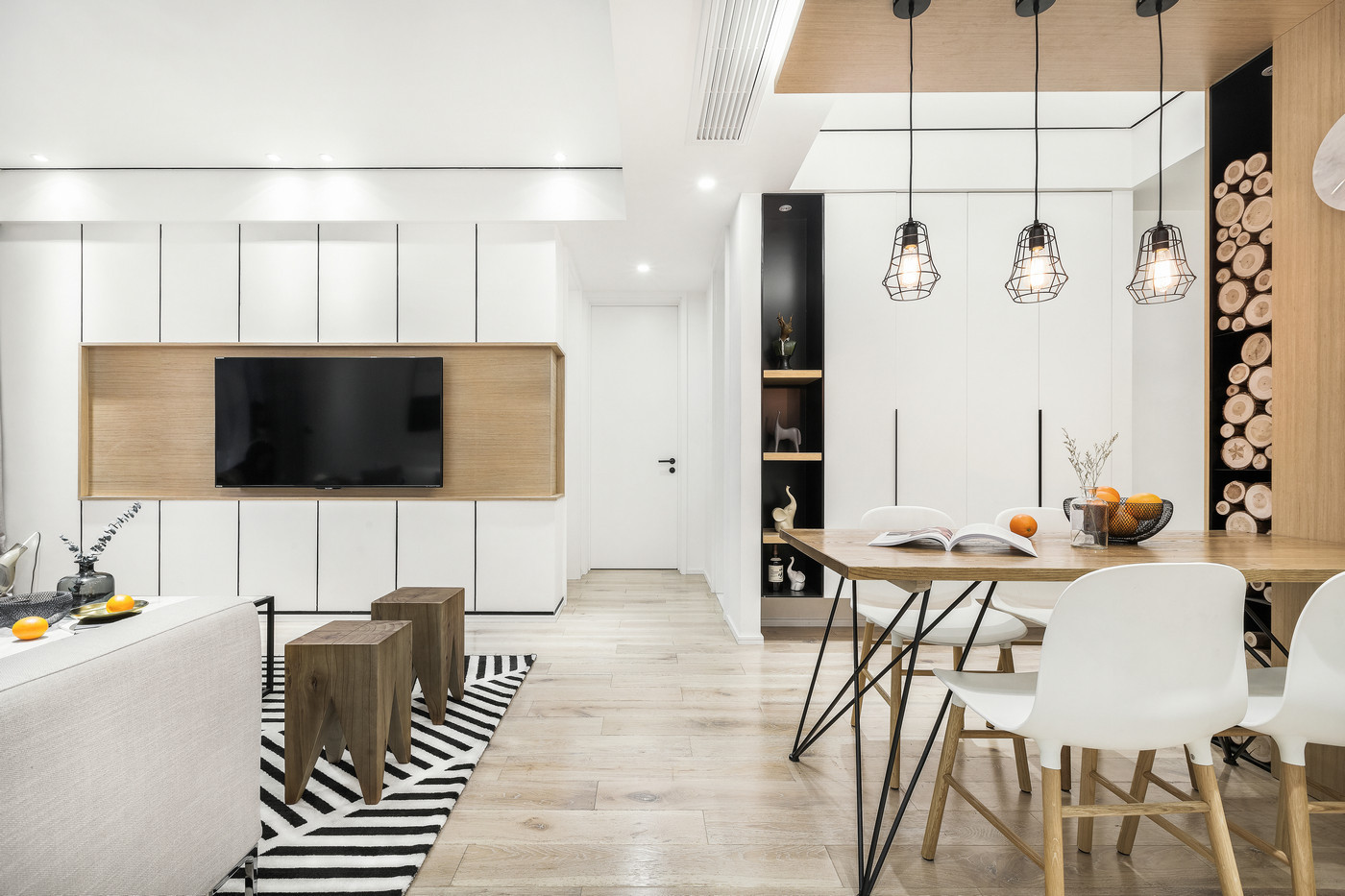 冷暖适中的小北欧住宅施工图cad施工图下载【ID:552143530】