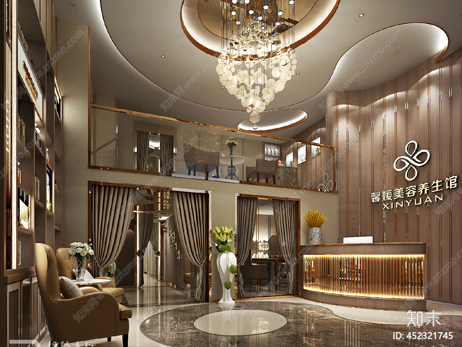 美容会所施工图下载【ID:452321745】