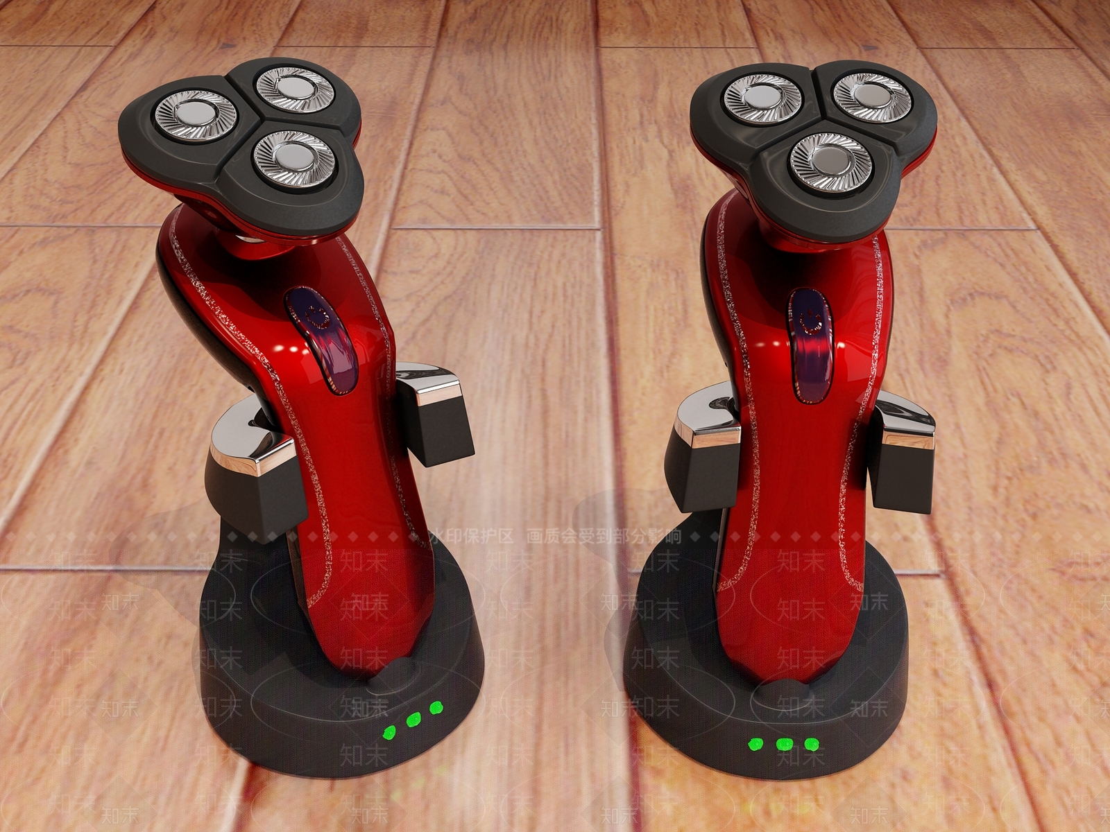 现代剃须刀3D模型下载【ID:152357853】