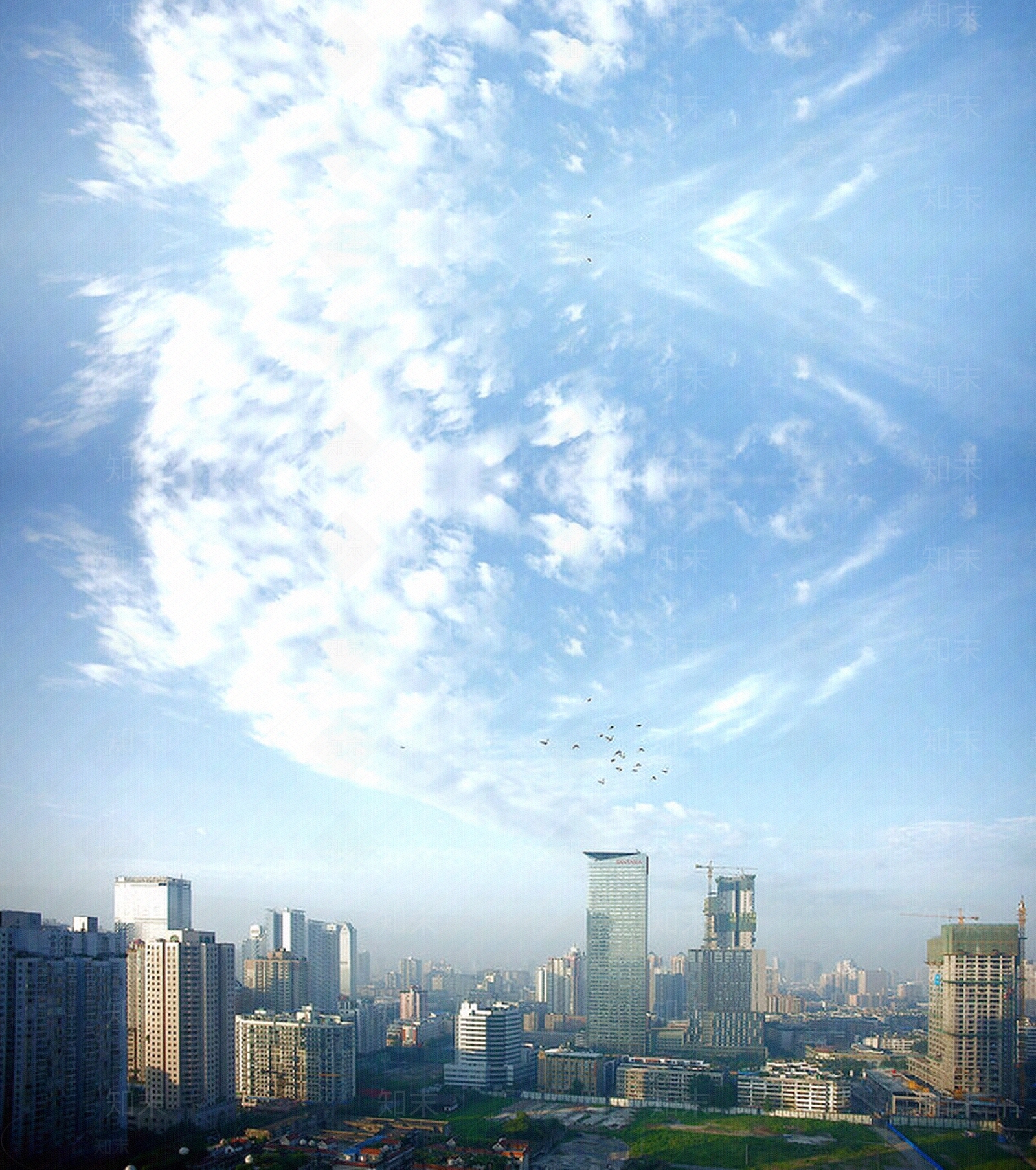 高层外景天空贴图贴图下载【ID:252365886】