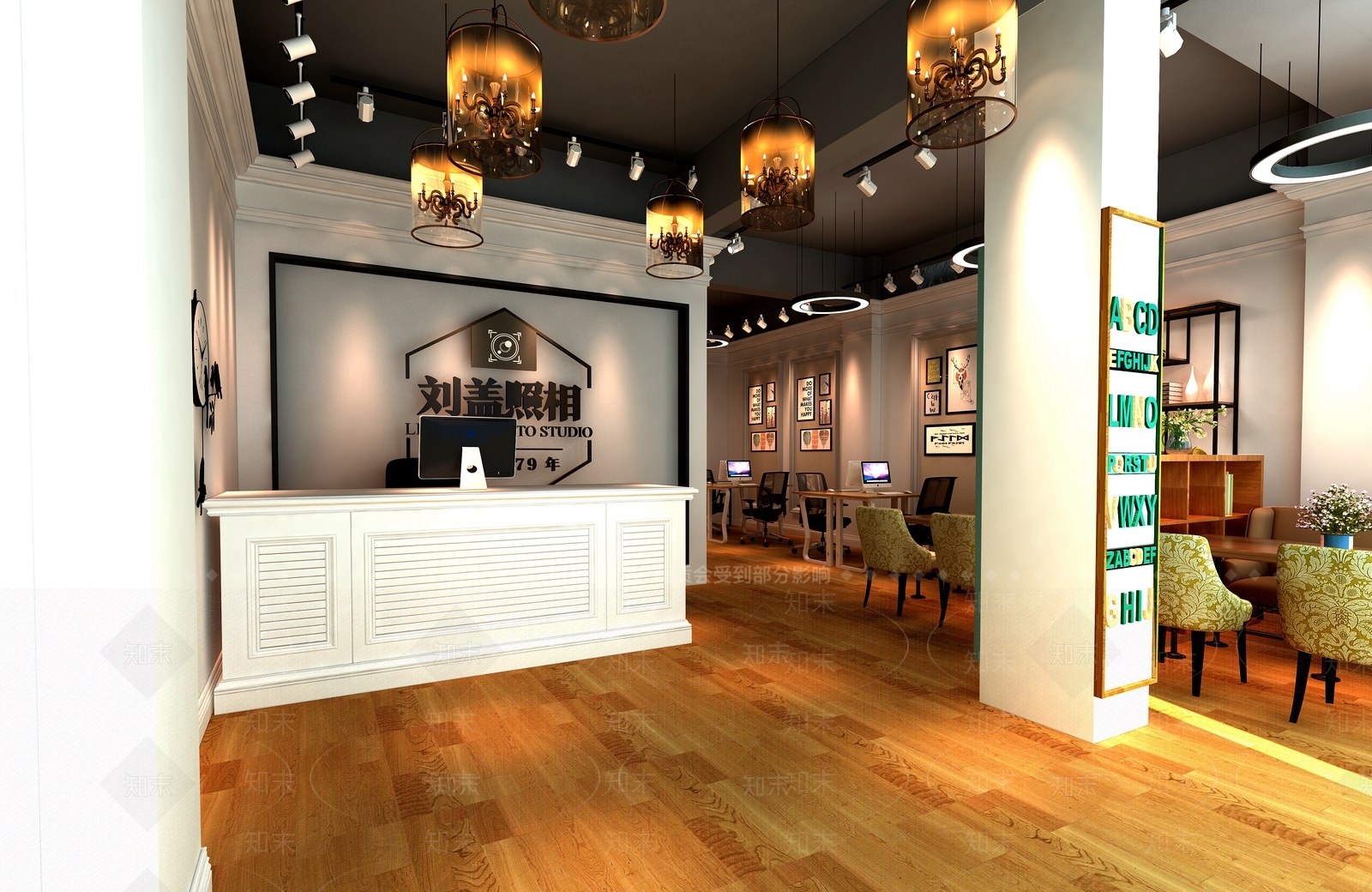 工业风摄影店3D模型下载【ID:552366583】