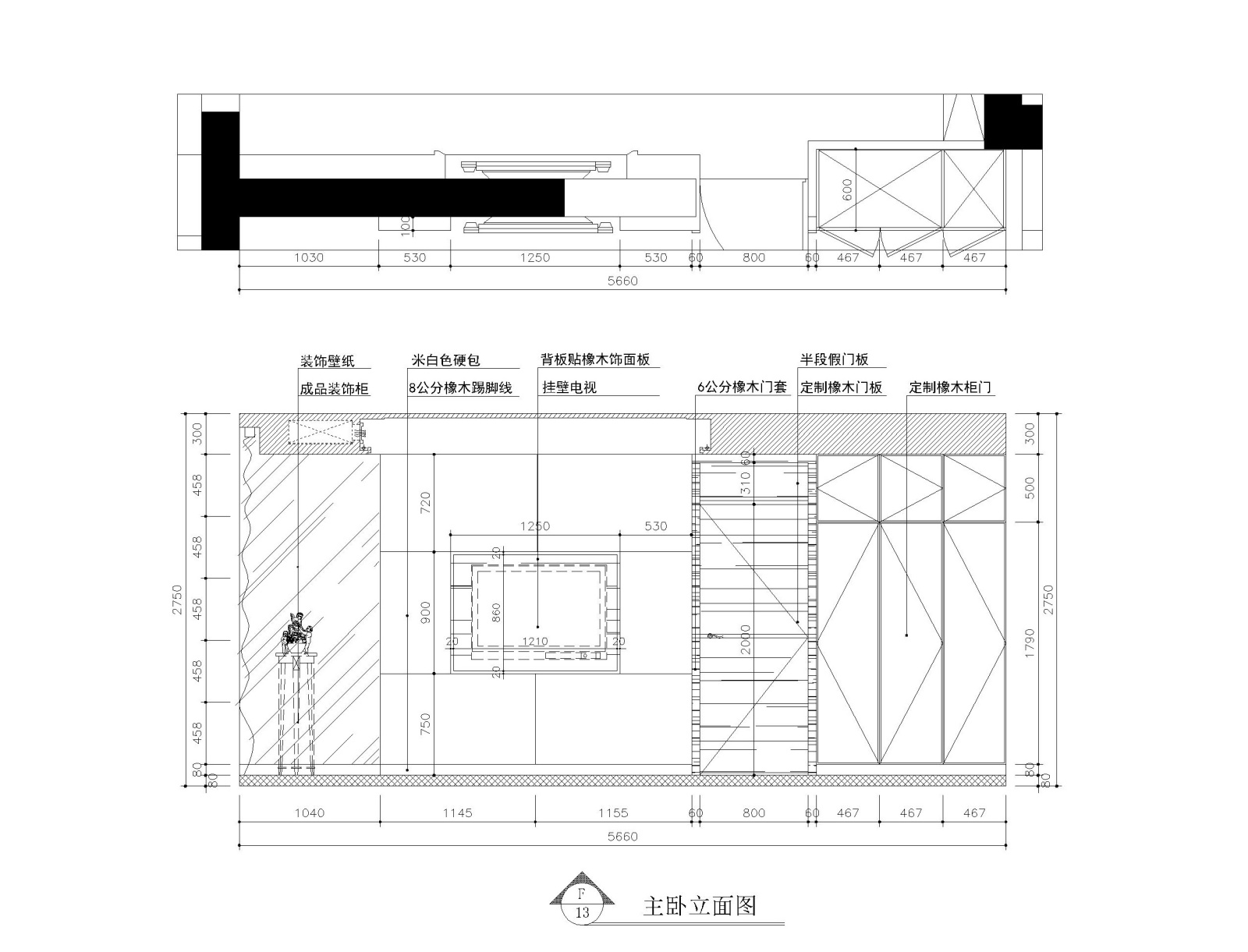 常熟89平现代奢华风格一居室公寓装修cad施工图下载【ID:552423687】