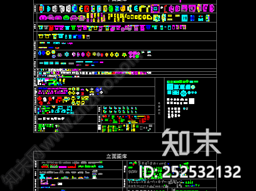 CAD常用图库cad施工图下载【ID:252532132】