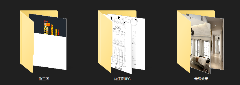 两层现代简约风格两居室家居住宅cad施工图下载【ID:552571596】