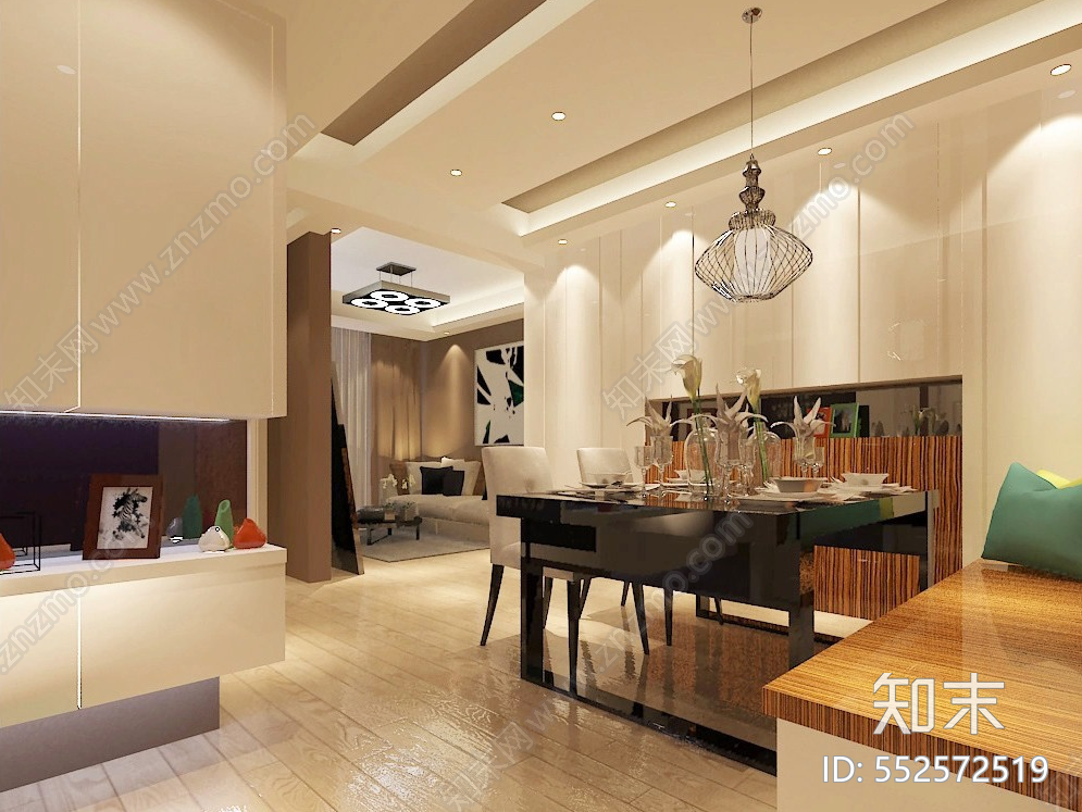 两居室小户型家居住宅装修施工图下载【ID:552572519】