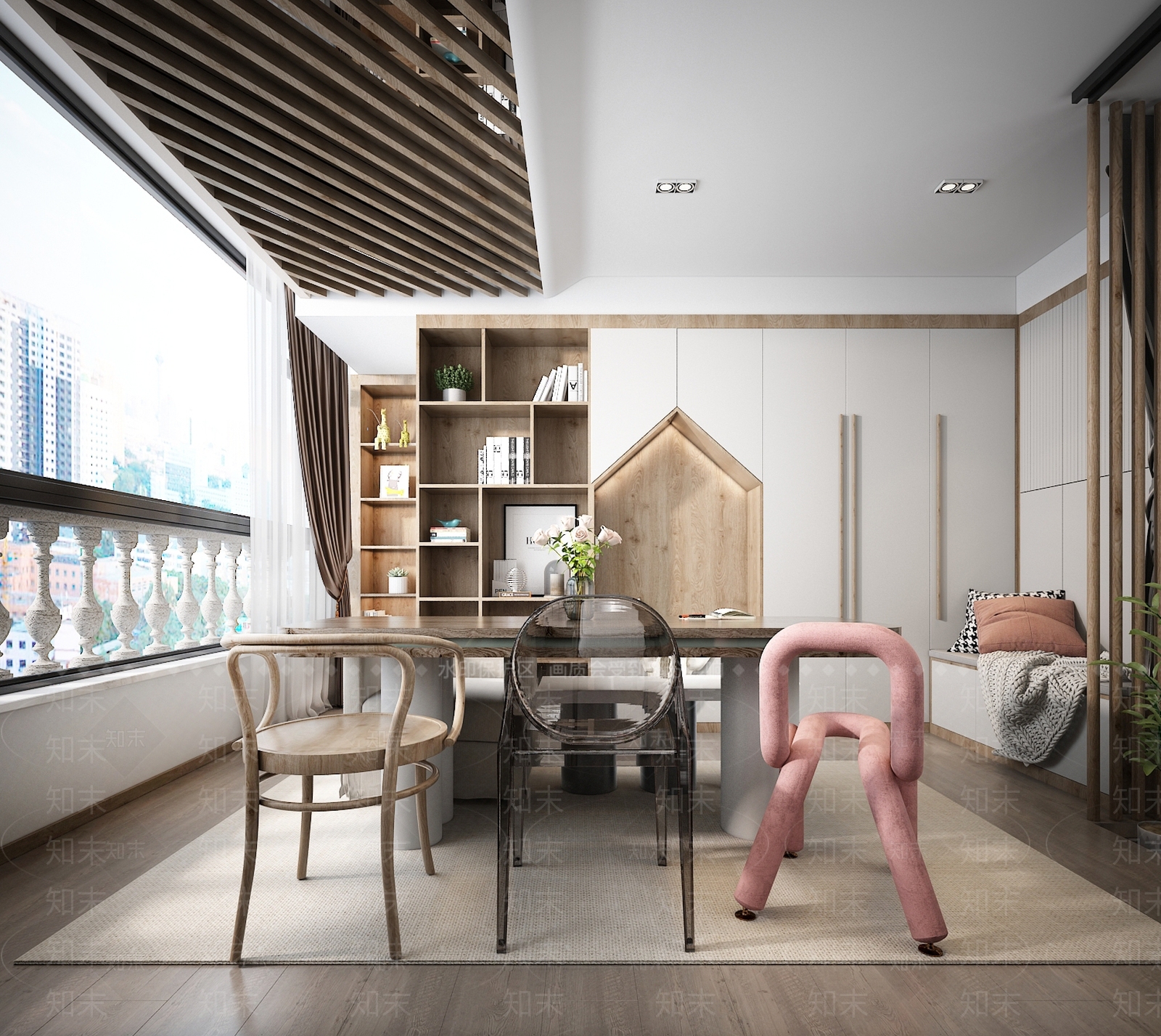 现代儿童娱乐休闲区3D模型下载【ID:752684802】