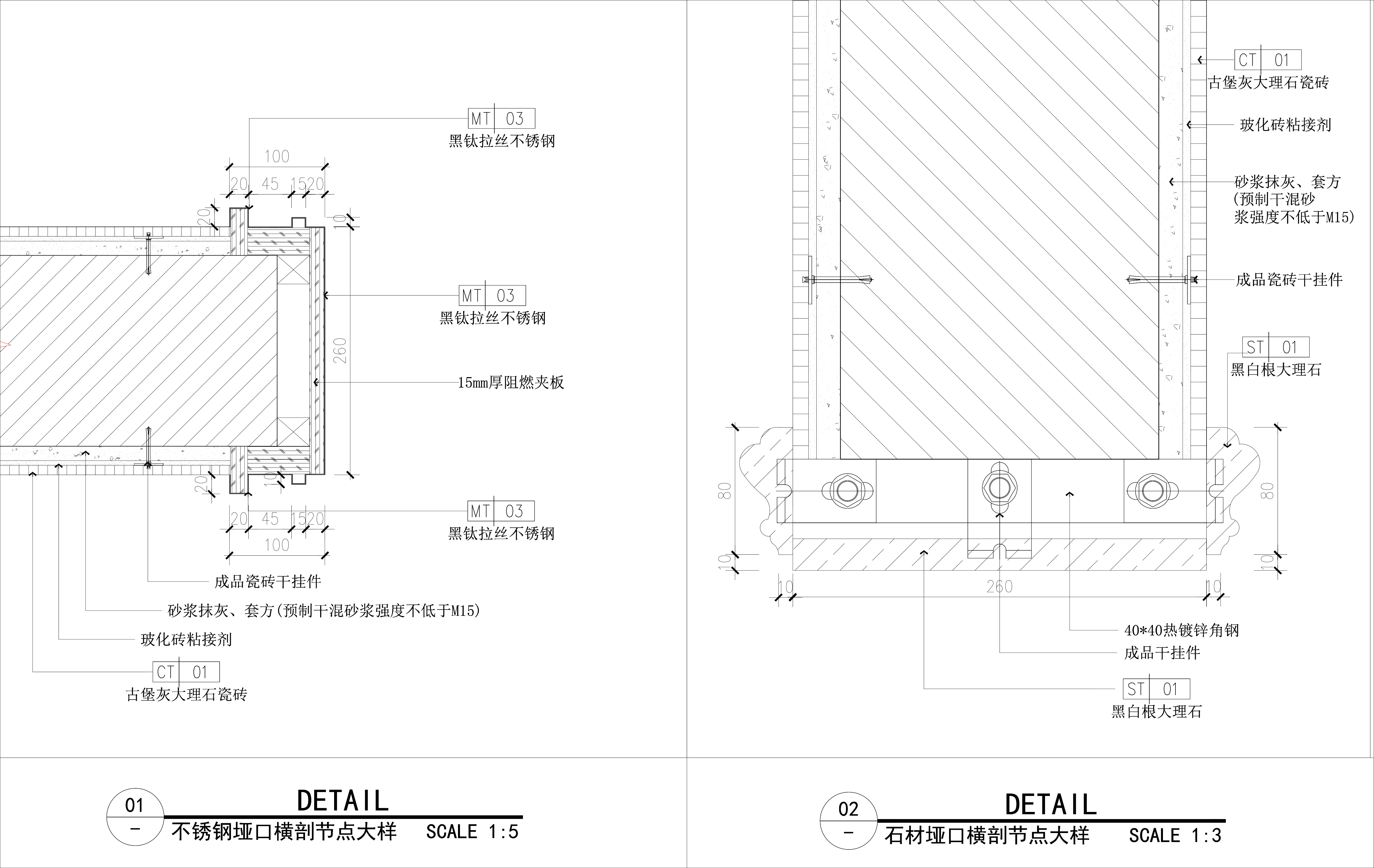 不锈钢门套大样图图片