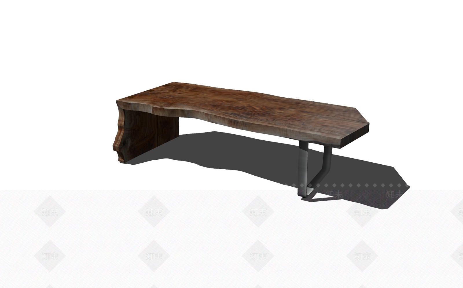 新中式风格根雕茶几SU模型下载【ID:652723505】