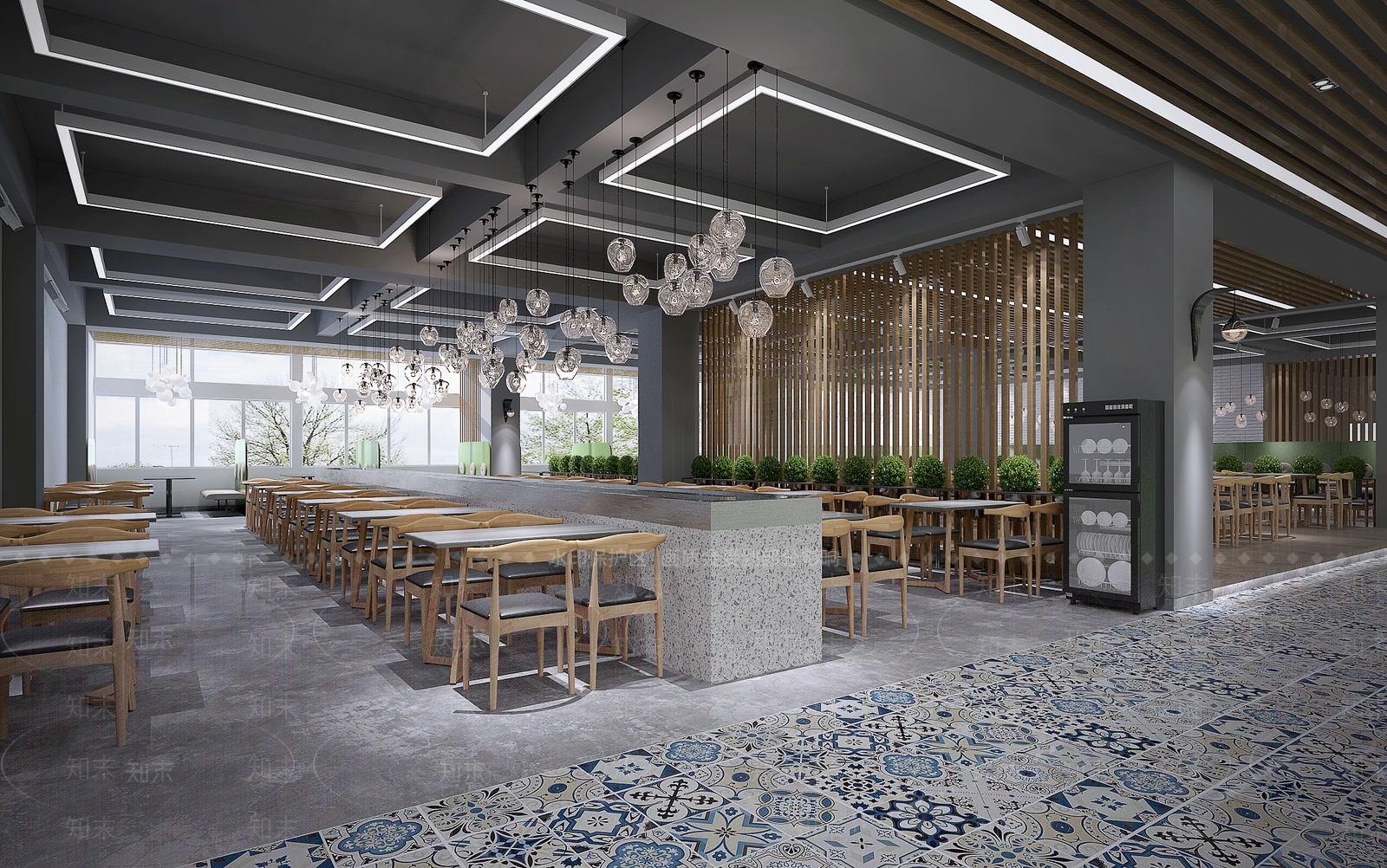 北欧食堂3D模型下载【ID:752727726】