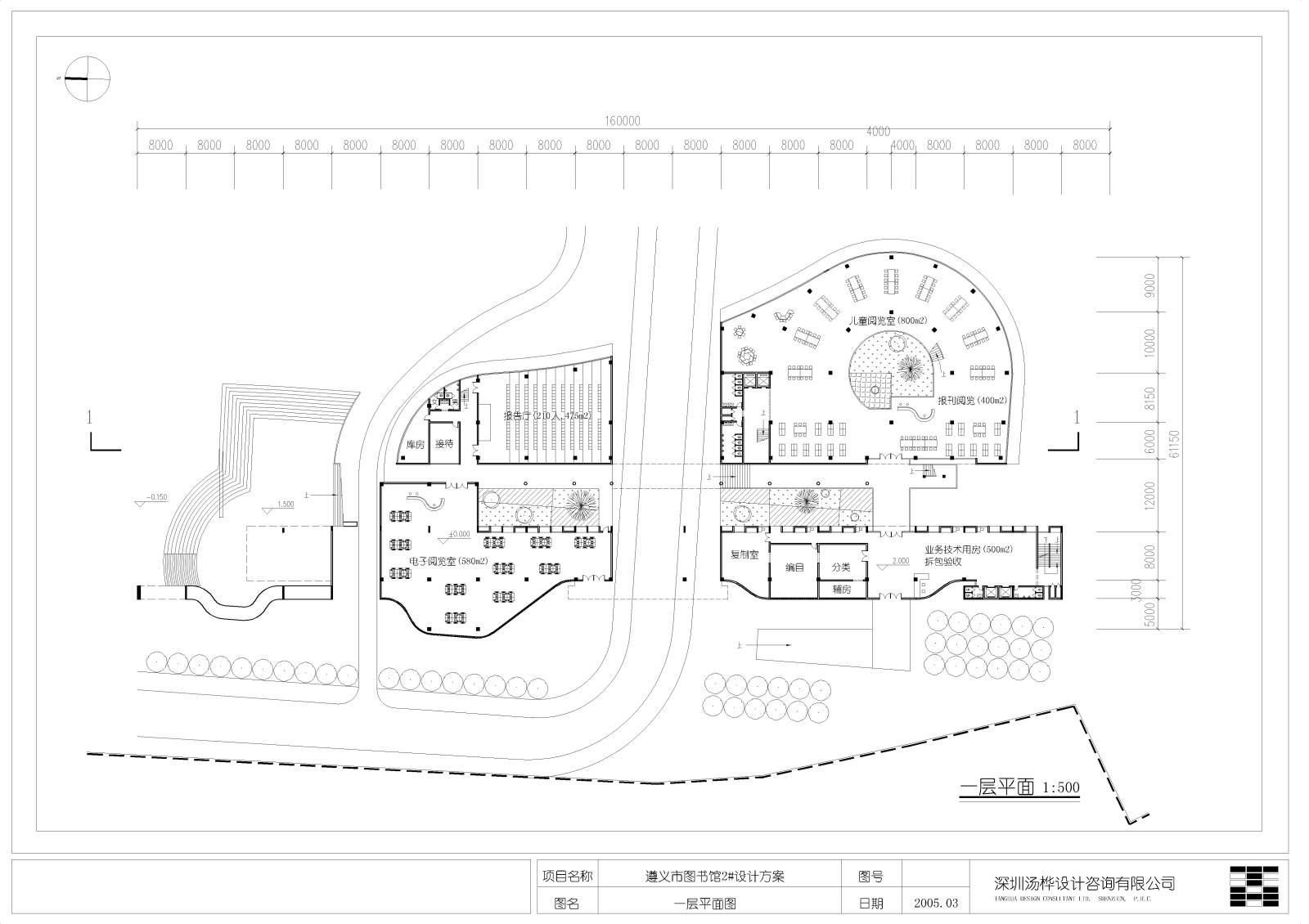 图书馆建筑效果图＋CAD＋平面图22套施工图下载【ID:752757133】