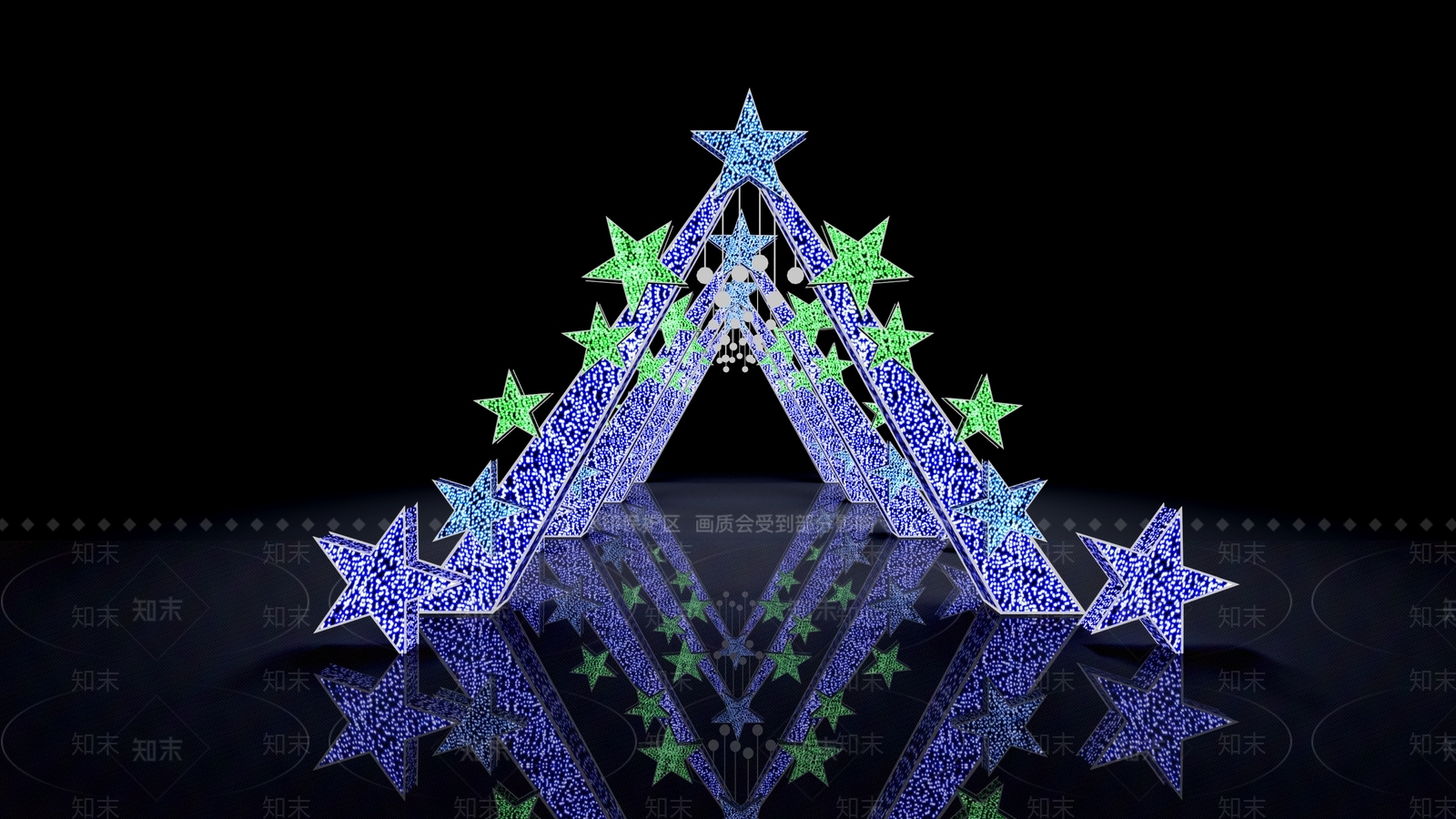 现代装饰门拱3D模型下载【ID:252773493】