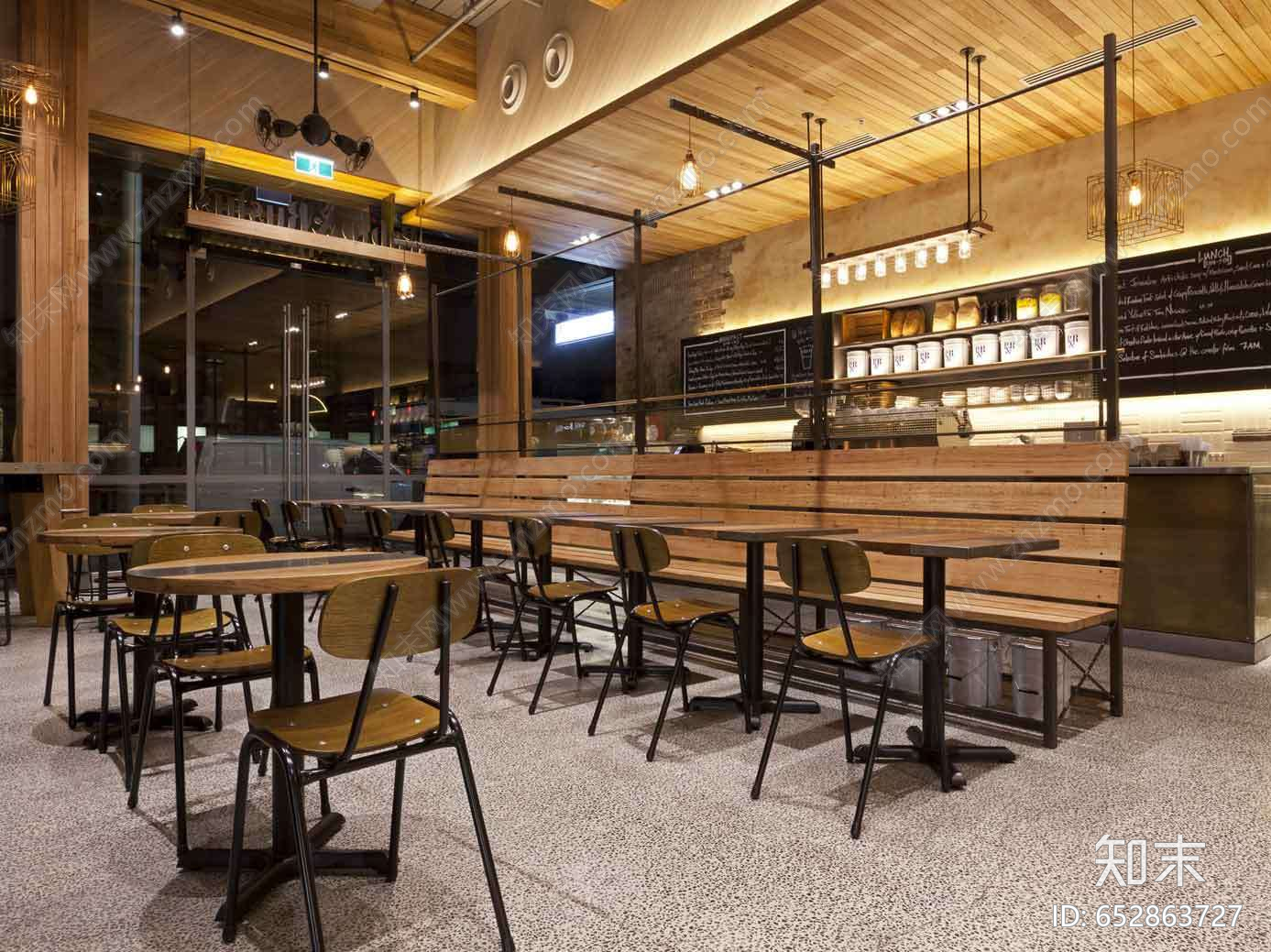 餐饮店施工图下载【ID:652863727】